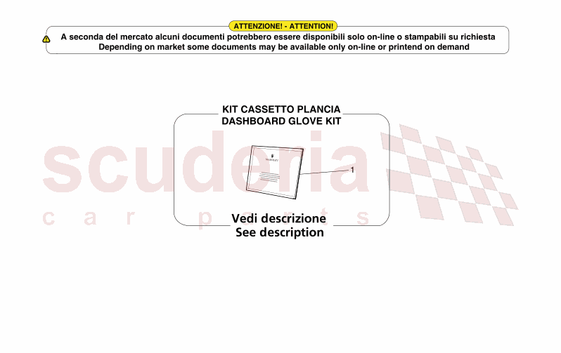 ON BOARD DOCUMENTATION of Maserati Maserati GranCabrio M189 TROFEO  AUTOMATIC 4WD 3.0 BT V6 550 HP