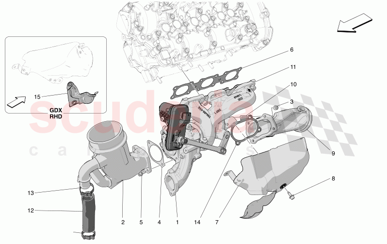 TURBOCHARGING SYSTEM: EQUIPMENTS of Maserati Maserati Grecale Trofeo Automatic 3.0 BT V6 530HP