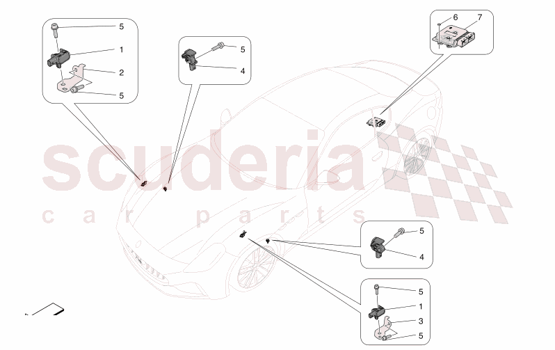 ELECTRONIC CONTROL (SUSPENSION) of Maserati Maserati GranTurismo M189 TROFEO  AUTOMATIC 4WD 3.0 BT V6 550 HP