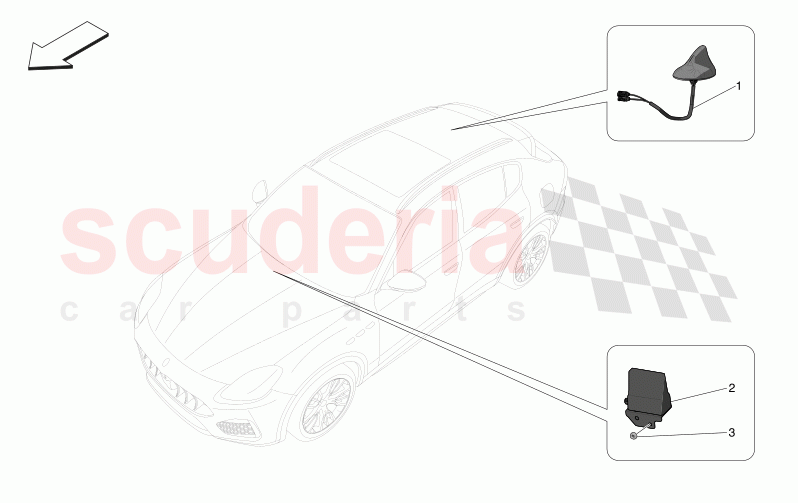 RECEPTION AND CONNECTION SYSTEM of Maserati Maserati Grecale Trofeo Automatic 3.0 BT V6 530HP
