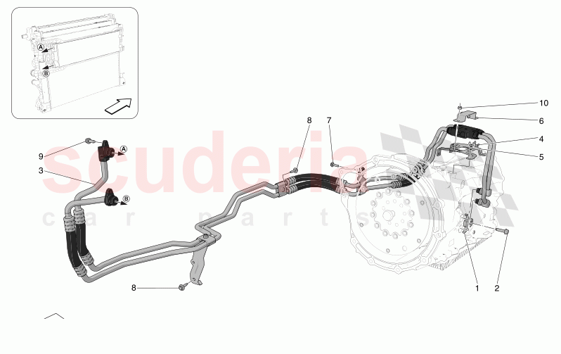 LUBRICATION AND GEARBOX OIL COOLING of Maserati Maserati Grecale GT  Automatic 2.0 T4 4WD 300HP MHEV