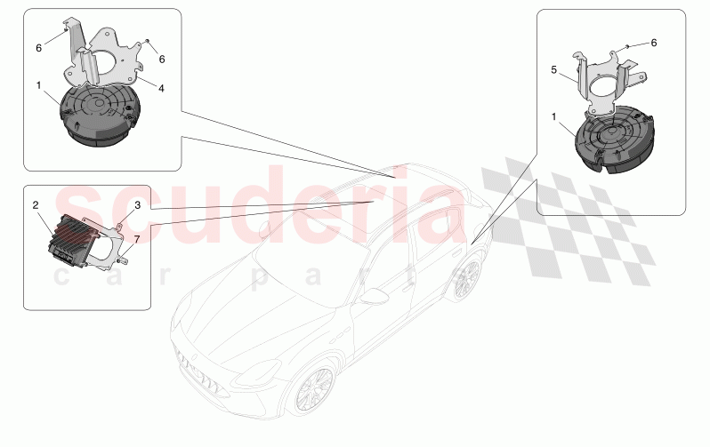 SOUND DIFFUSION SYSTEM of Maserati Maserati Grecale Folgore Automatic 4WD BEV 400 kW