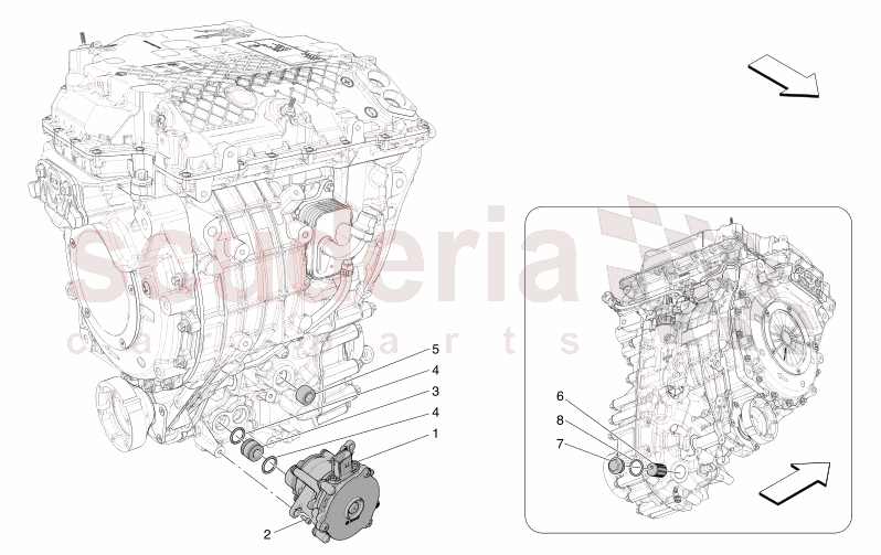 FRONT ELECTRIC AXLE - LUBRICATION of Maserati Maserati GranTurismo M189 FOLGORE  AUTOMATIC 4WD BEV 560 kW