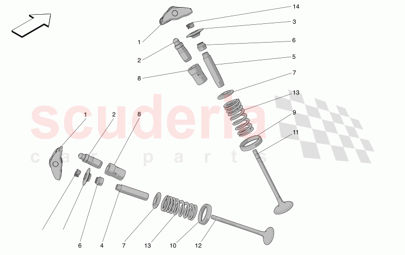 VALVES of Maserati Maserati MC20 Automatic 3.0 BT V6 2WD 630HP
