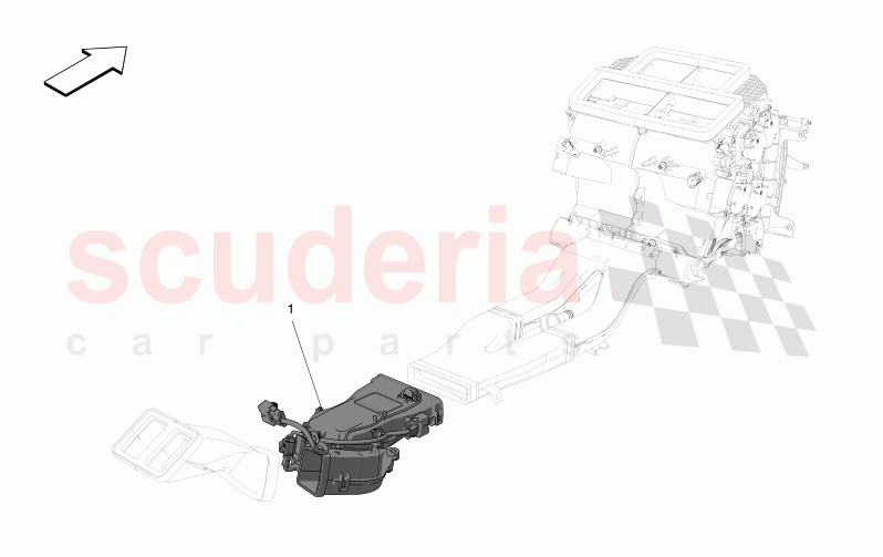 A/C UNIT: TUNNEL DEVICES of Maserati Maserati Grecale Modena Automatic 2.0 T4 4WD 250HP MHEV
