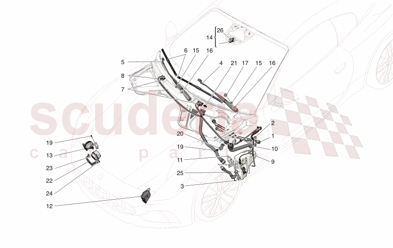 EXTERNAL VEHICLE DEVICES of Maserati Maserati GranCabrio M189 FOLGORE  AUTOMATIC 4WD BEV 560 kW