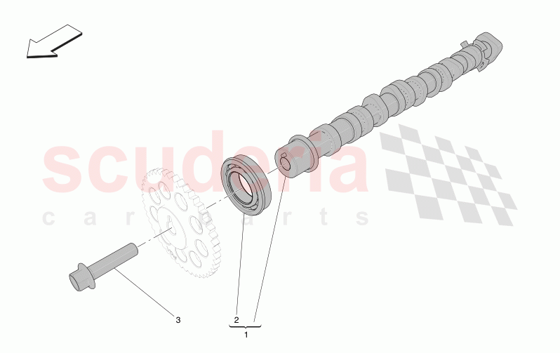 CYLINDER HEAD CAMSHAFTS of Maserati Maserati Grecale GT  Automatic 2.0 T4 4WD 300HP MHEV