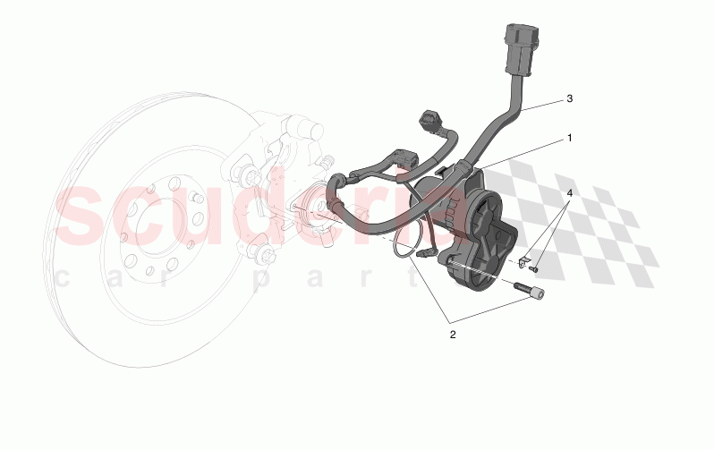 PARKING BRAKE of Maserati Maserati Grecale Modena Automatic 2.0 T4 4WD 330HP MHEV