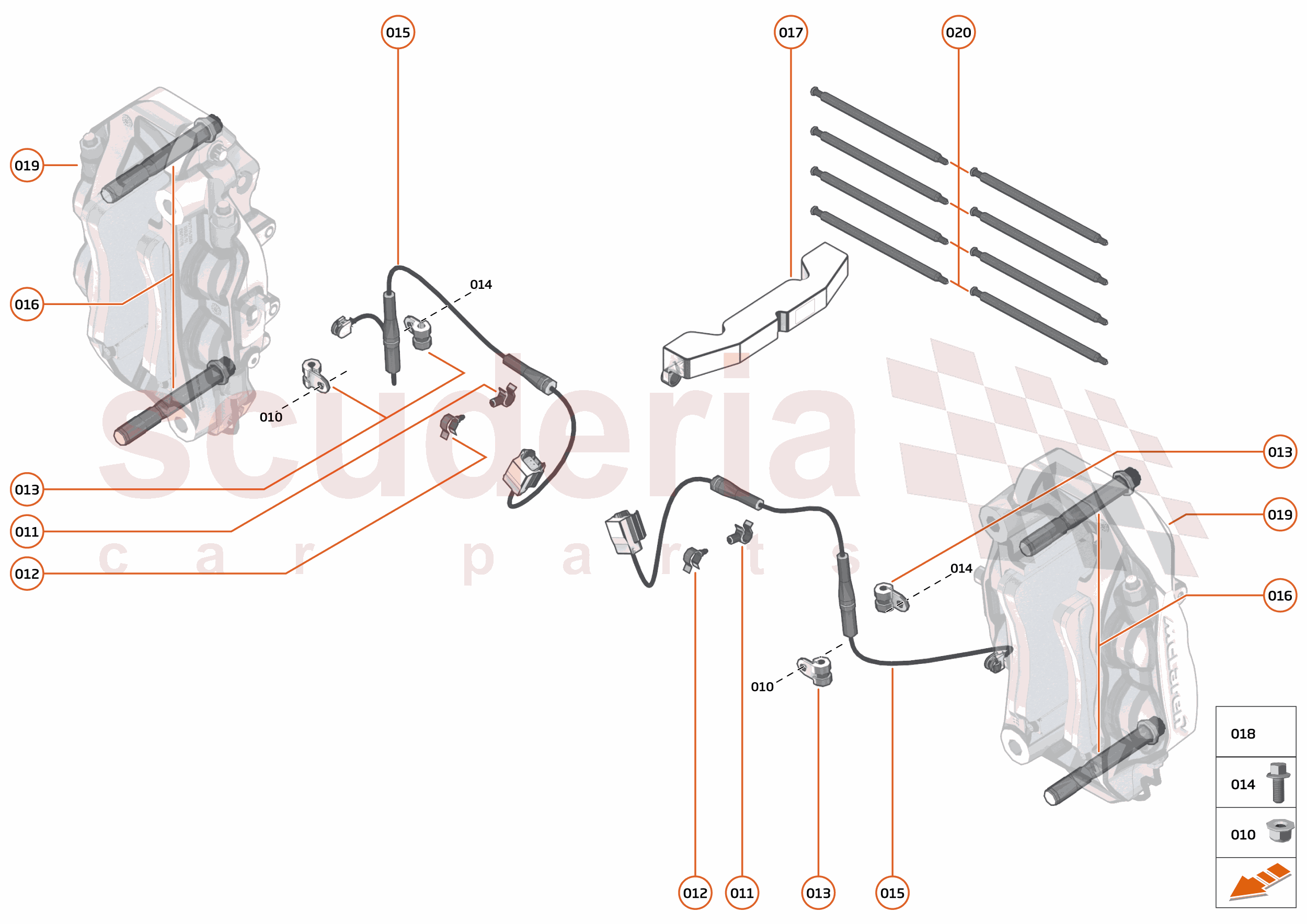 24 - BRAKES - REAR - 24.2 - BRAKE CALIPERS REAR of McLaren McLaren McLaren 600LT Spider