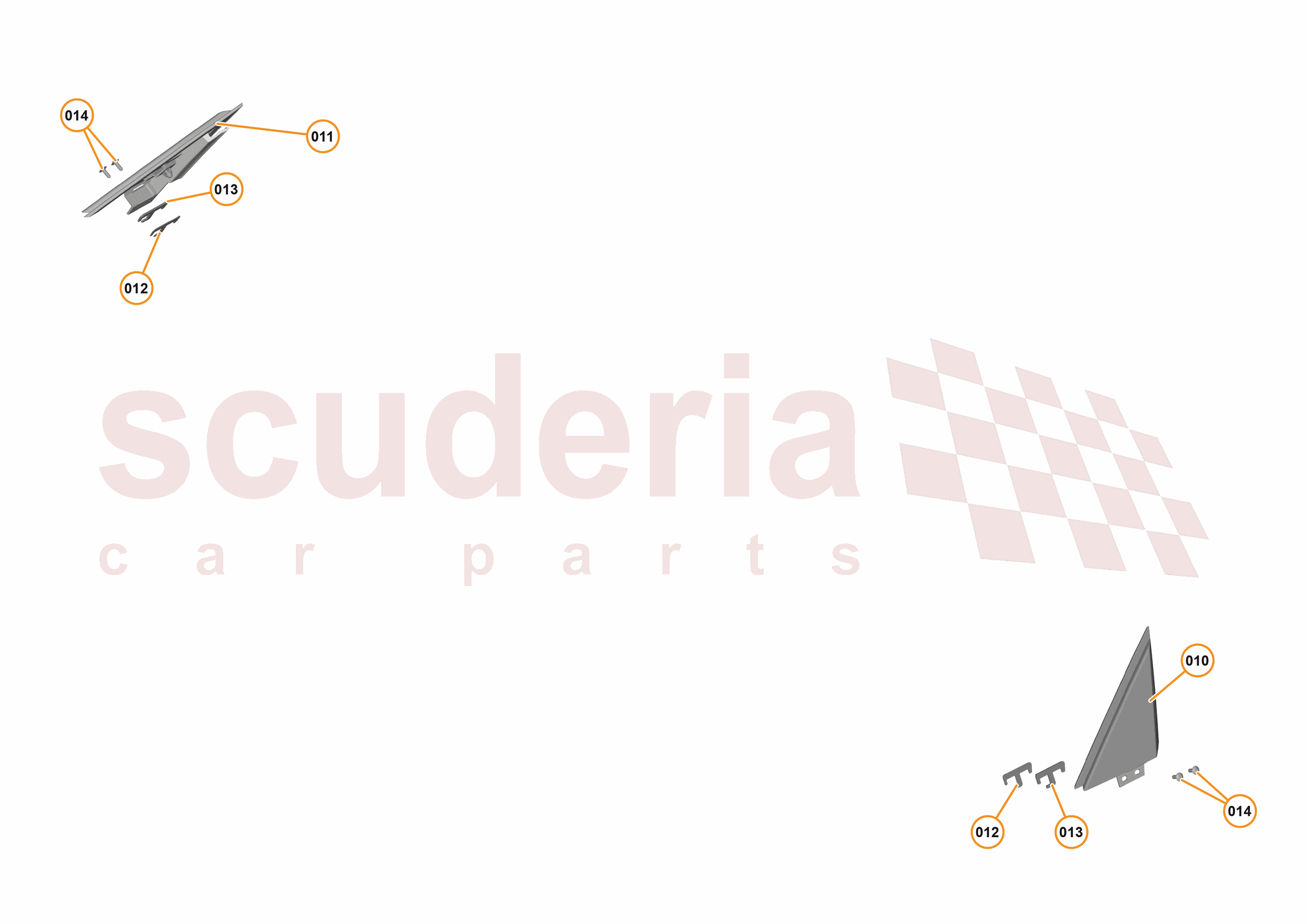 7 - GLAZING - CLOSURES & DYNAMIC - 7.1 - DOOR GLAZING - FIXED of McLaren McLaren McLaren 540C Coupe