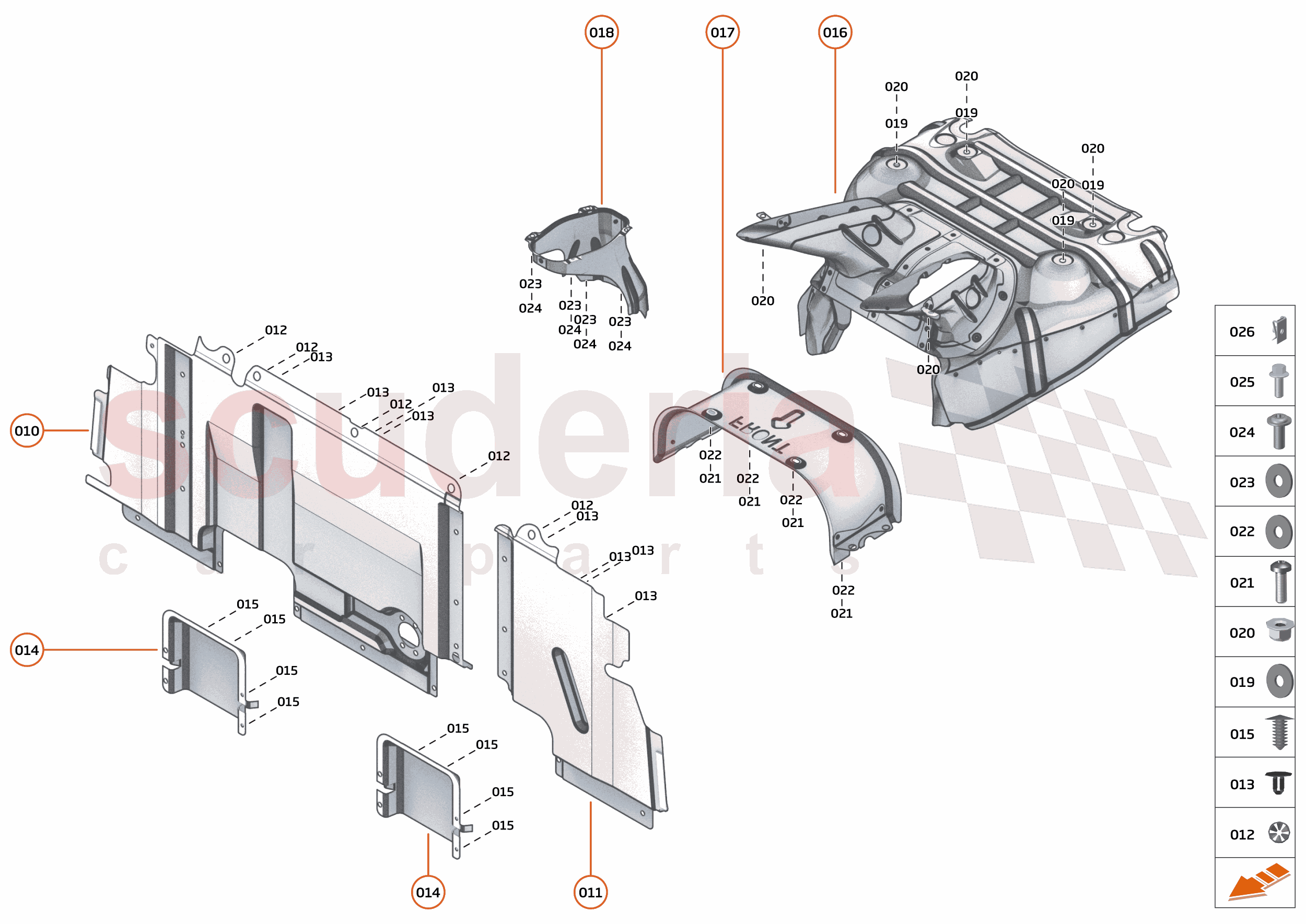 24 - NVH HEAT INSULATION - 24.2 - INSULATION VEHICLE MOUNTED of McLaren McLaren McLaren Artura