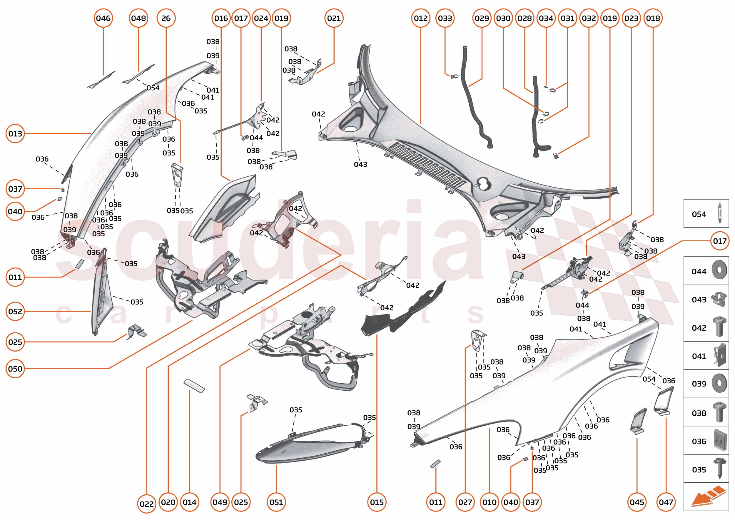 12 - EXTERIOR ORNAMENTATION - 12.2 - FRONT TRIM of McLaren McLaren McLaren Artura