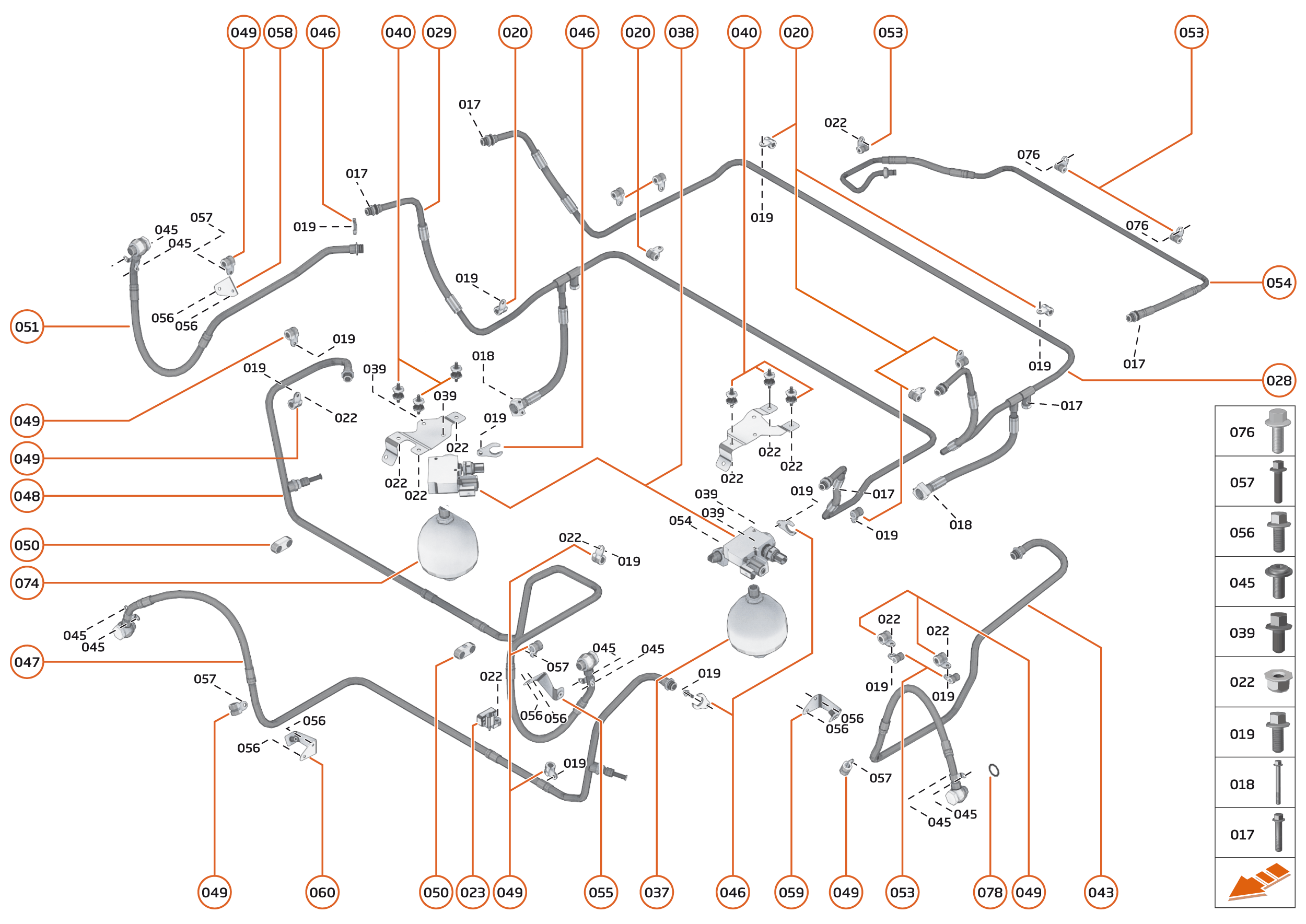 17 - SUSPENSION - 17.10 - SUSPENSION FLUID SYSTEMS - REAR of McLaren McLaren Ultimate Series McLaren Senna