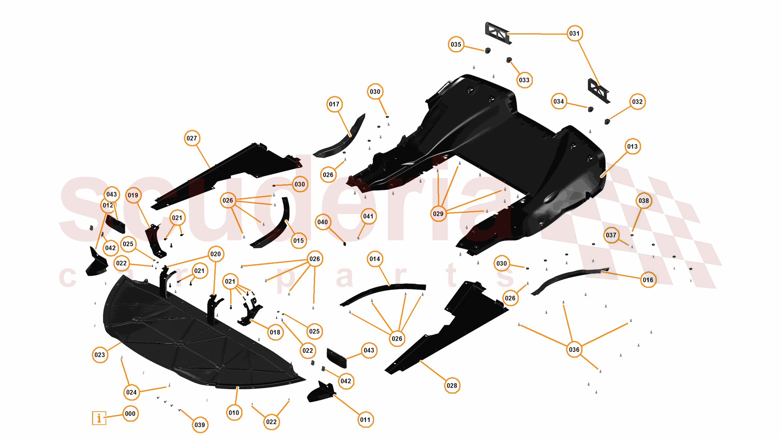 3 - A3 -CLOSURES - 2.6 - 04 - FRONT LAMPS AND SIDE MARKERS of McLaren McLaren McLaren 12C Spider