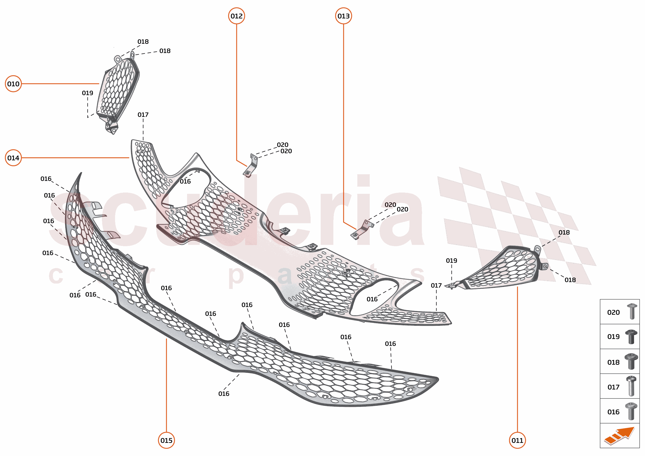 10 - EXTERIOR ORNAMENTATION - 10.7 - REAR FINISHERS AND GRILLES of McLaren McLaren McLaren 765LT