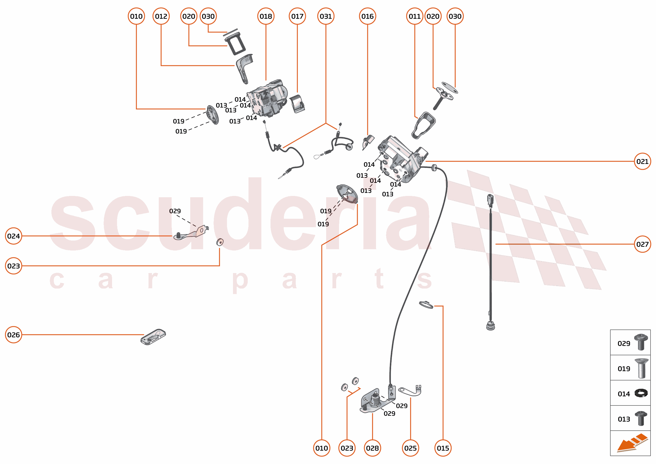 7 - CLOSURES - 7.6 - DOOR LATCH of McLaren McLaren McLaren 765LT