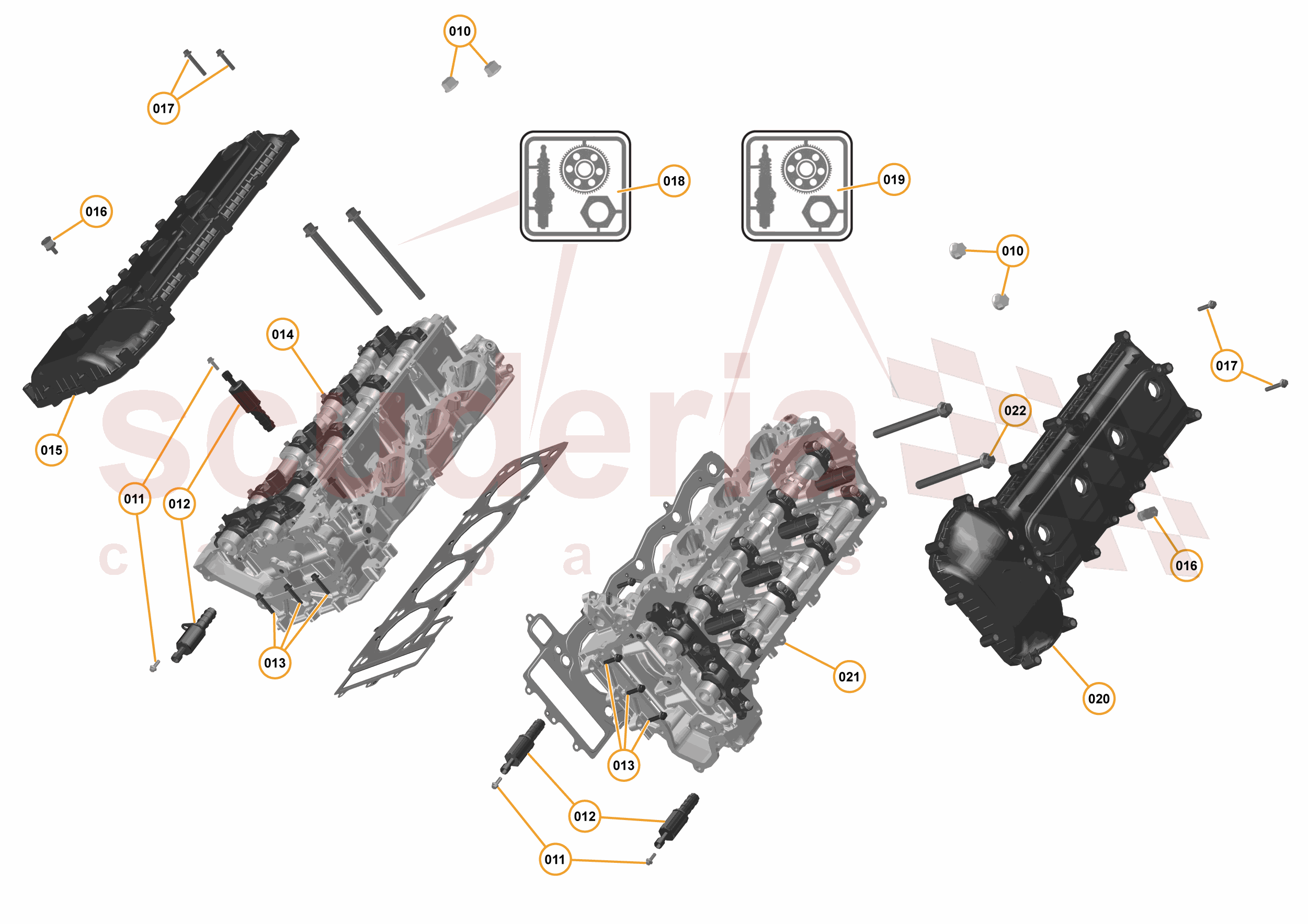 16 - F1 - POWER UNIT - 16.3 - 01 - POWER UNIT - CYLINDER HEAD of McLaren McLaren McLaren 675LT Coupe