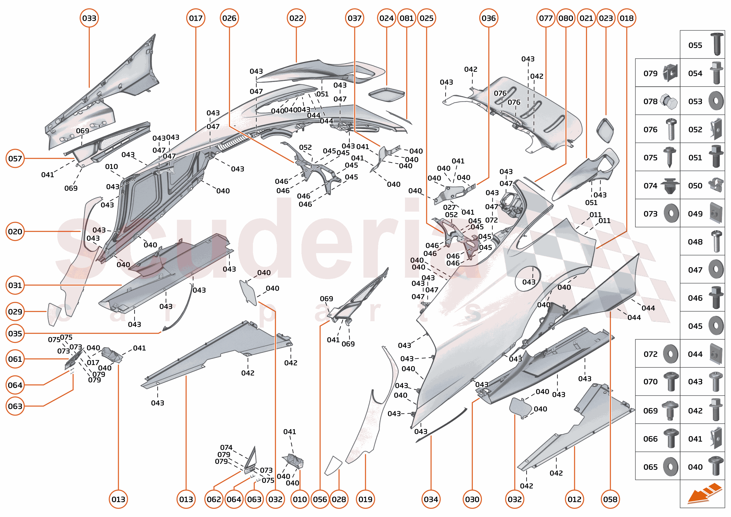 6 - PANELS - 6.3 - BODYSIDE ASSEMBLED of McLaren McLaren McLaren 765LT Spider