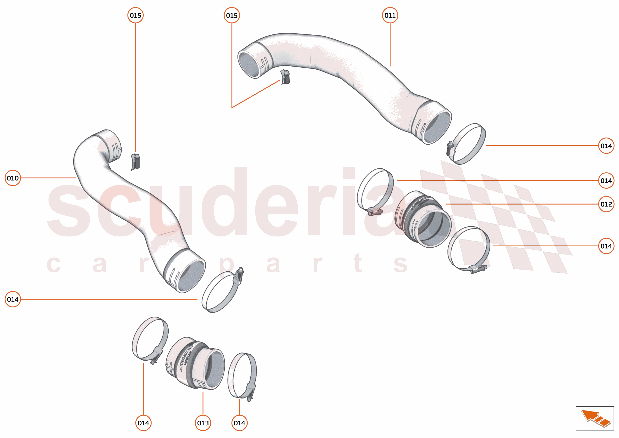 25 - AIR INDUCTION SYSTEMS AIS - 25.2 - AIS HIGH PRESSURE SYSTEM of McLaren McLaren McLaren Artura