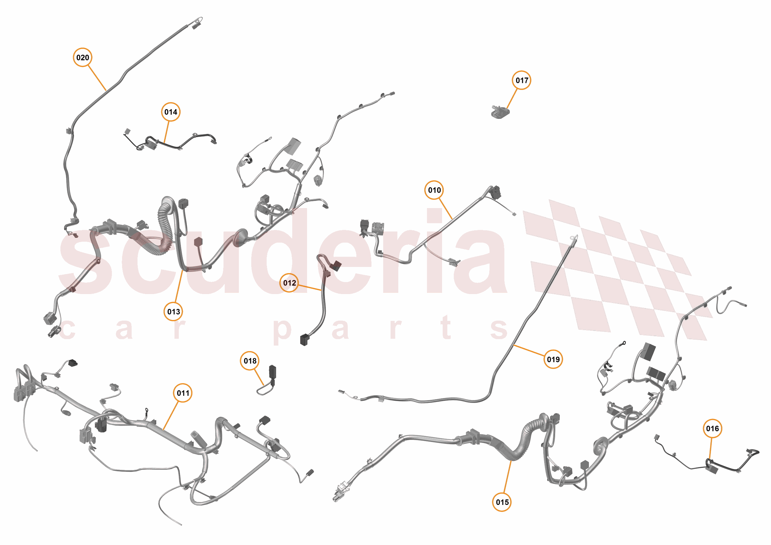 23 - M1 - ELECTRICAL DISTRIBUTION - 23.3 - 01 - ELECTRICAL DISTRIBUTION - INTERIOR of McLaren McLaren McLaren 675LT Spider