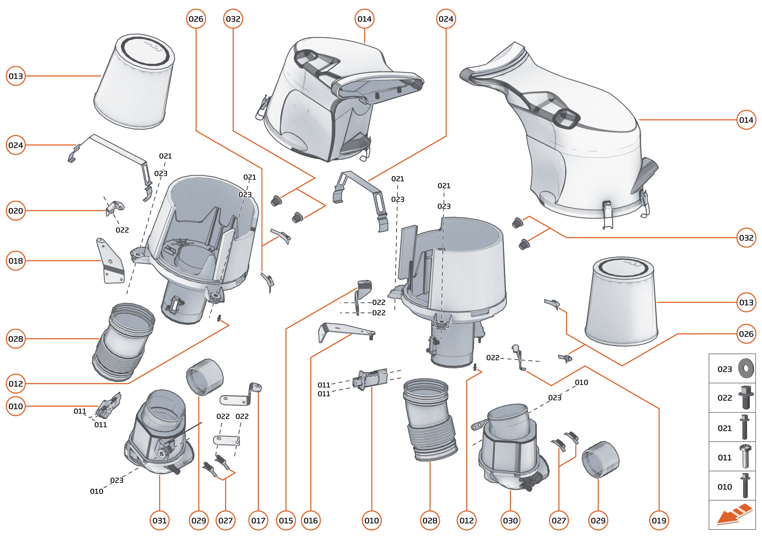 27 - AIR INDUCTION SYSTEMS - AIS - 27.1 - AIS - LOW PRESSURE SYSTEM of McLaren McLaren Ultimate Series McLaren Senna