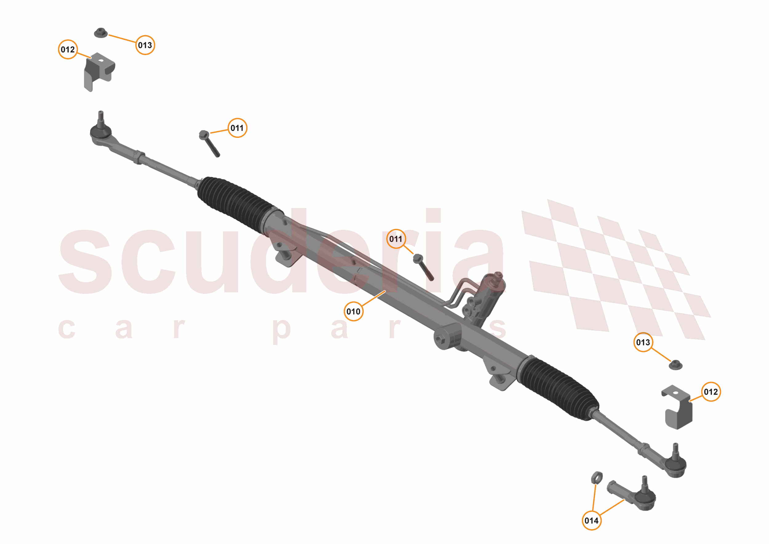 25 - STEERING - 25.4 - STEERING RACK of McLaren McLaren McLaren 570GT