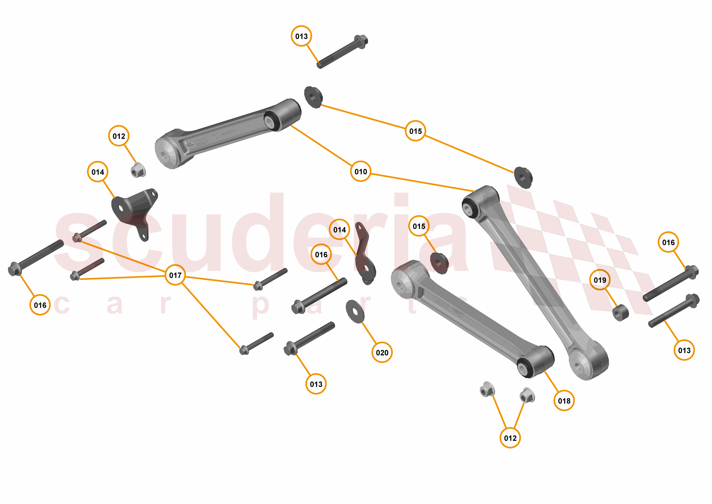 39 - ENGINE MOUNTING - 39.1 - ENGINE MOUNTING SYSTEM of McLaren McLaren McLaren 720S Coupe