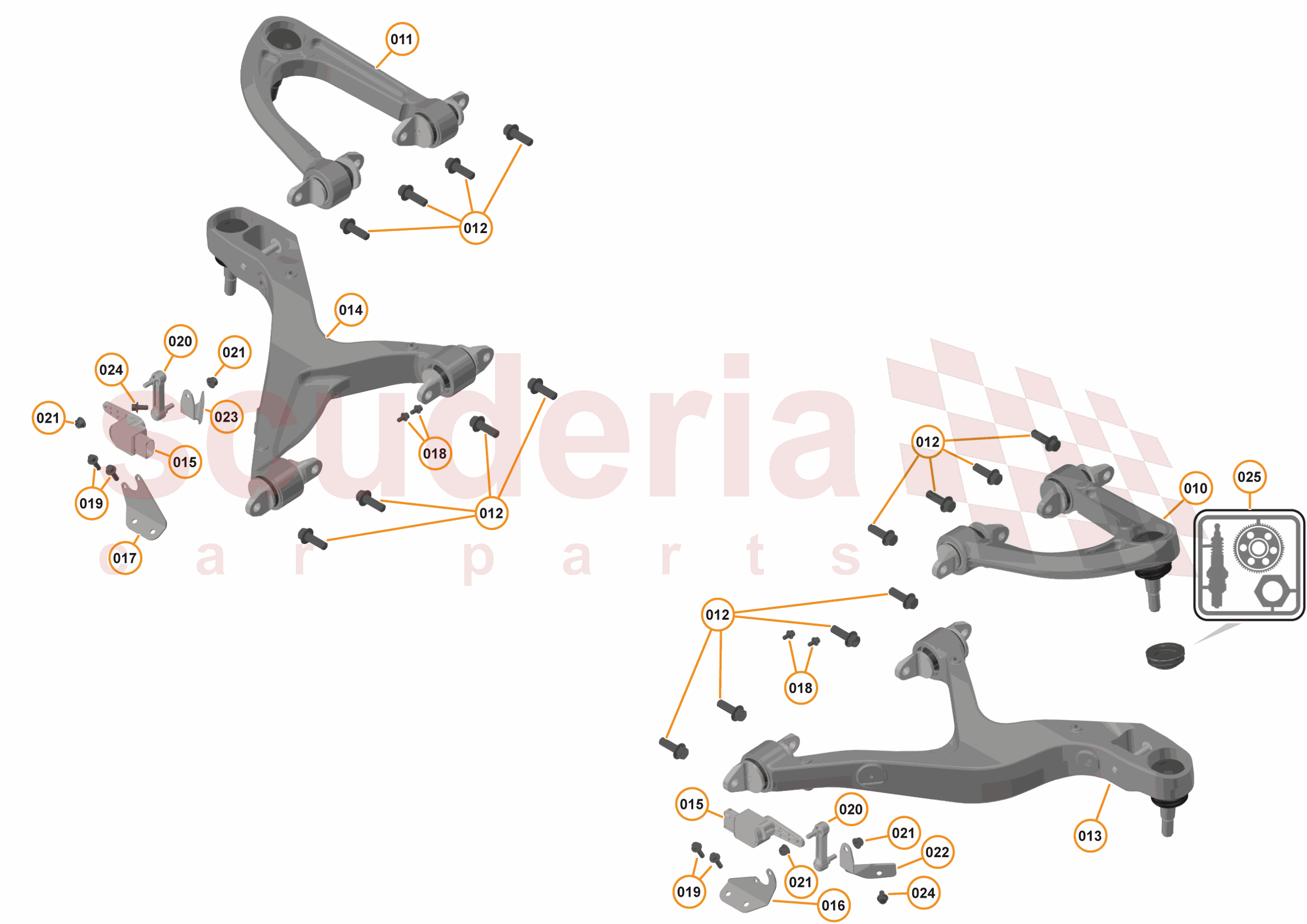 17 - SUSPENSION - FRONT - 17.3 - TRANSVERSE LINKS FRONT of McLaren McLaren McLaren 570S Spider