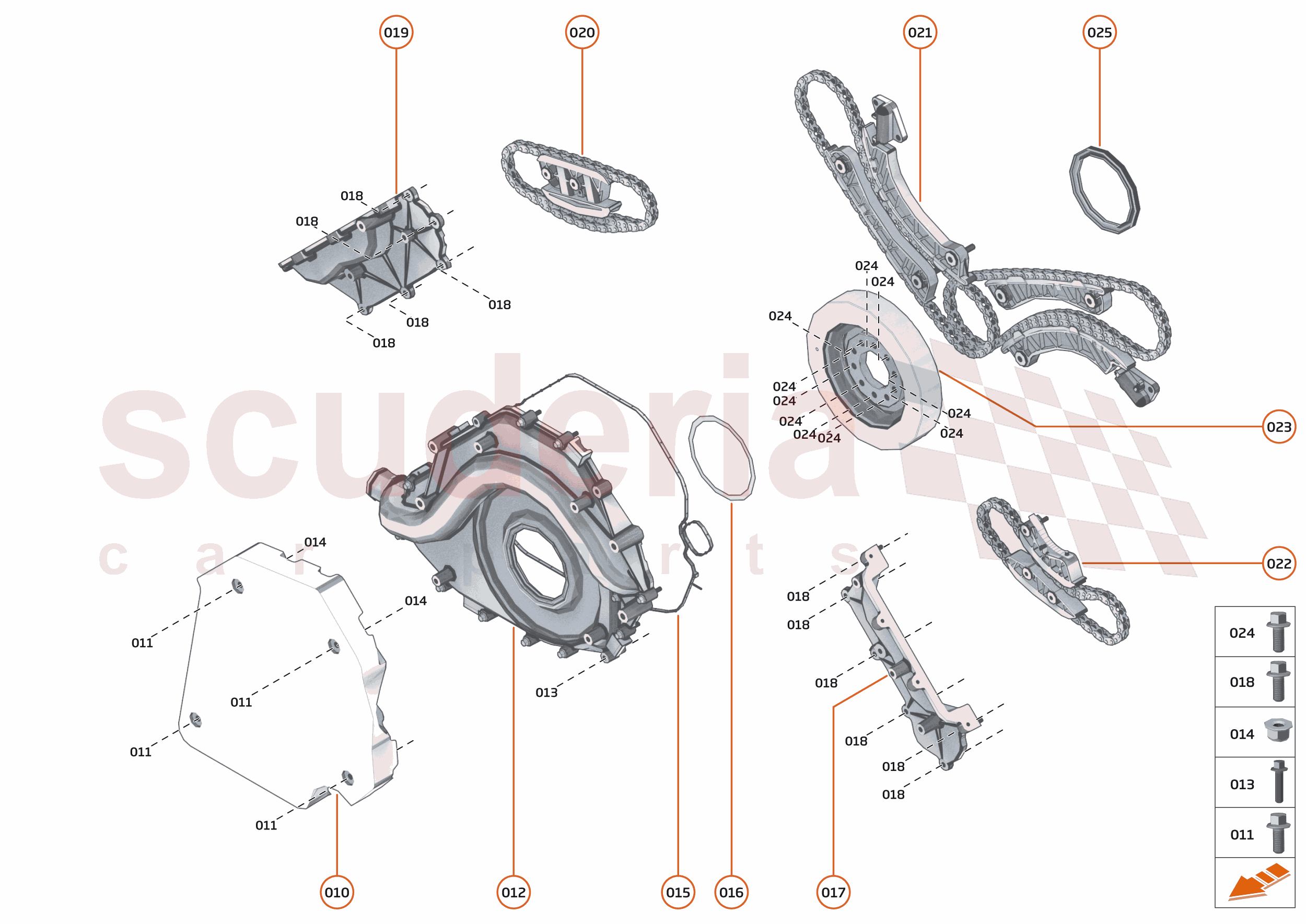 23 - ENGINE - 23.5 - FRONT COVER, TIMING GEAR & CRANKSHAFT DAMPER of McLaren McLaren Ultimate Series McLaren Senna GTR