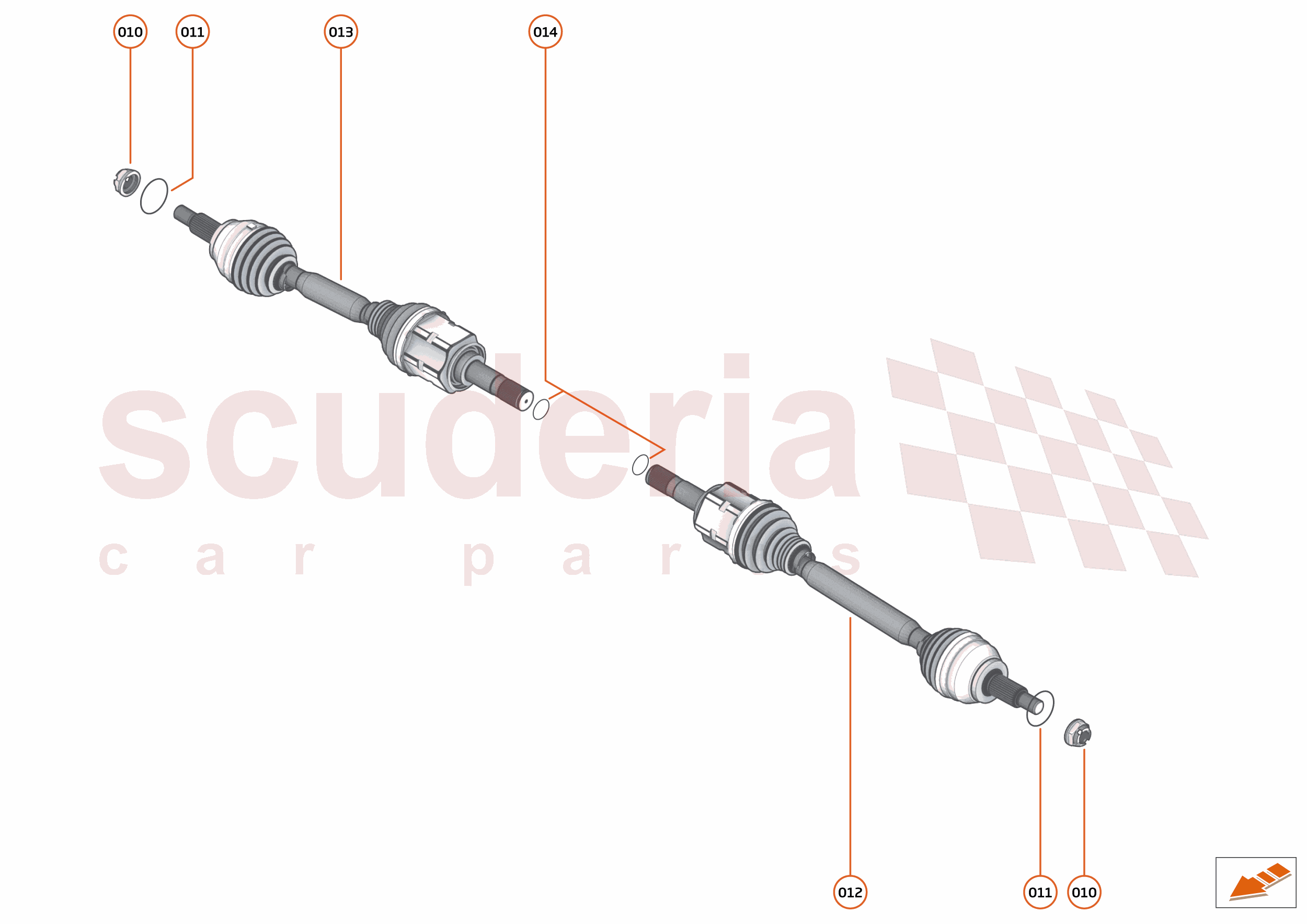 33 - DRIVESHAFTS - 33.1 - DRIVESHAFTS REAR AXLE of McLaren McLaren McLaren Artura