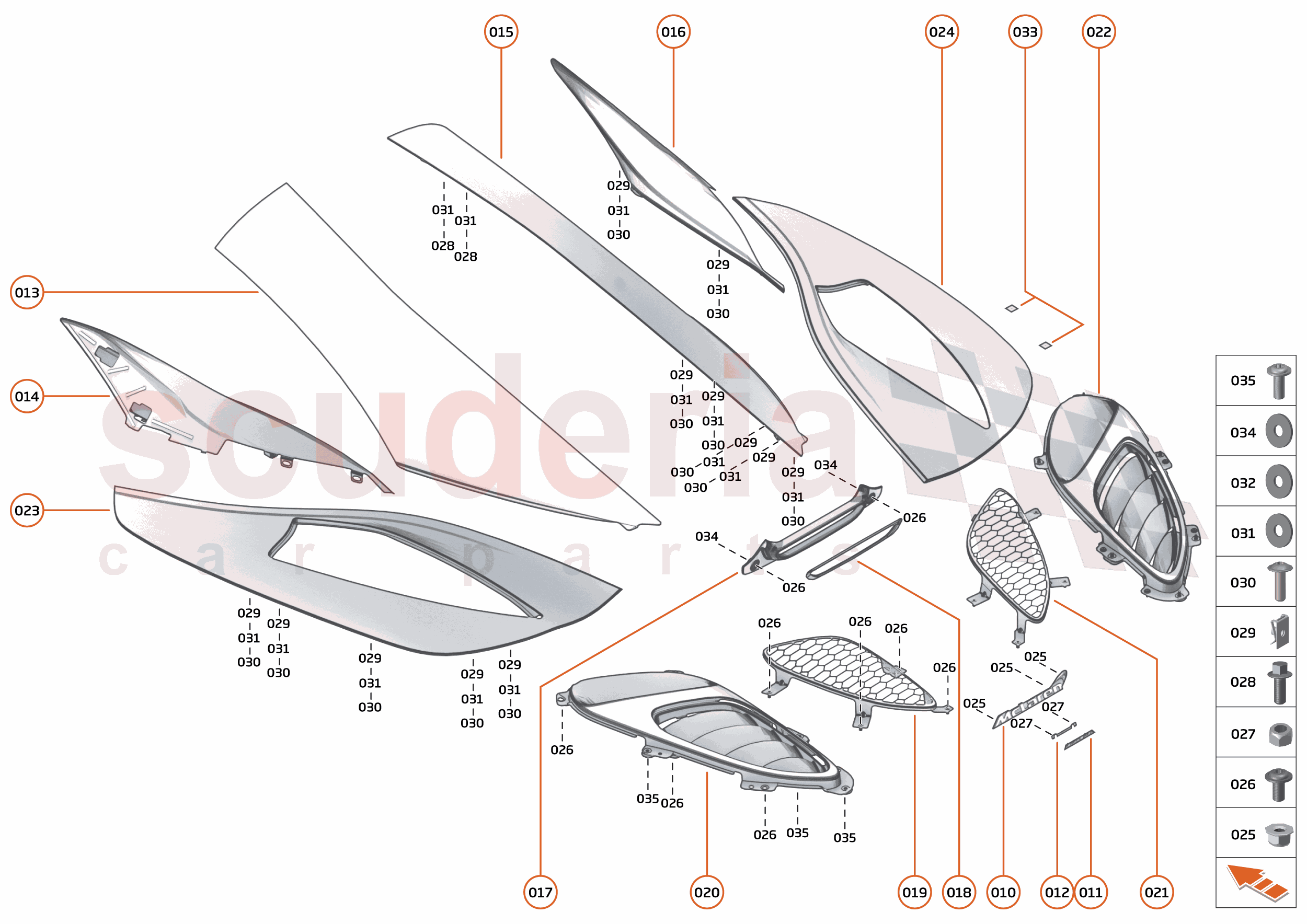 12 - EXTERIOR ORNAMENTATION - 12.6 - REAR TRIM of McLaren McLaren McLaren Artura