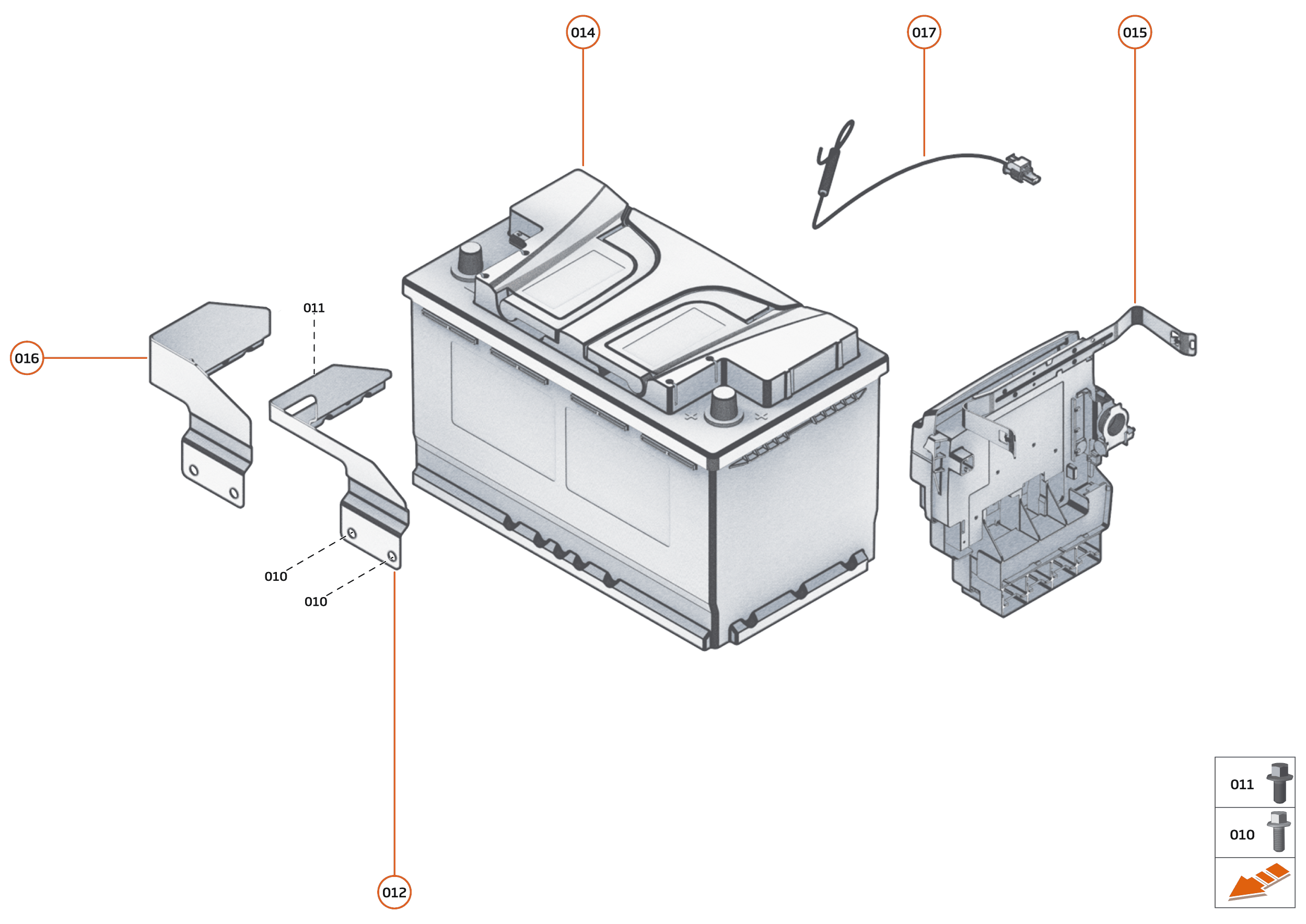 39 - ELECTRICAL HARDWARE - 39.1 - BATTERY of McLaren McLaren Ultimate Series McLaren Senna