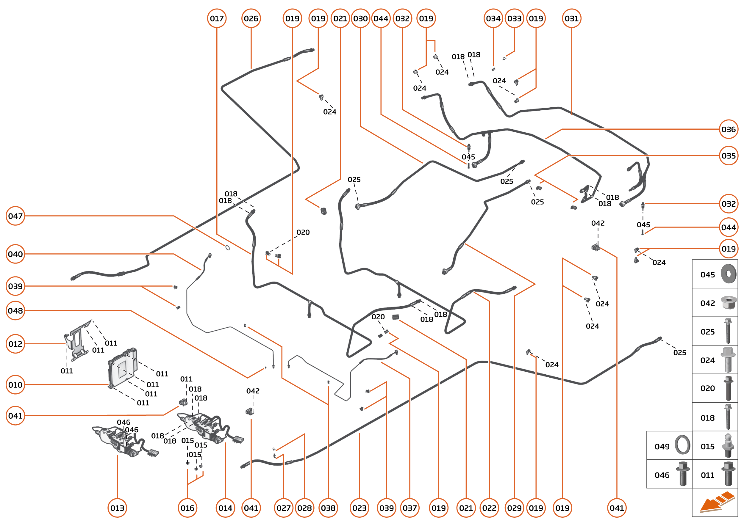 16 - SUSPENSION - 16.9 - SUSPENSION FLUID SYSTEMS of McLaren McLaren Ultimate Series McLaren Elva