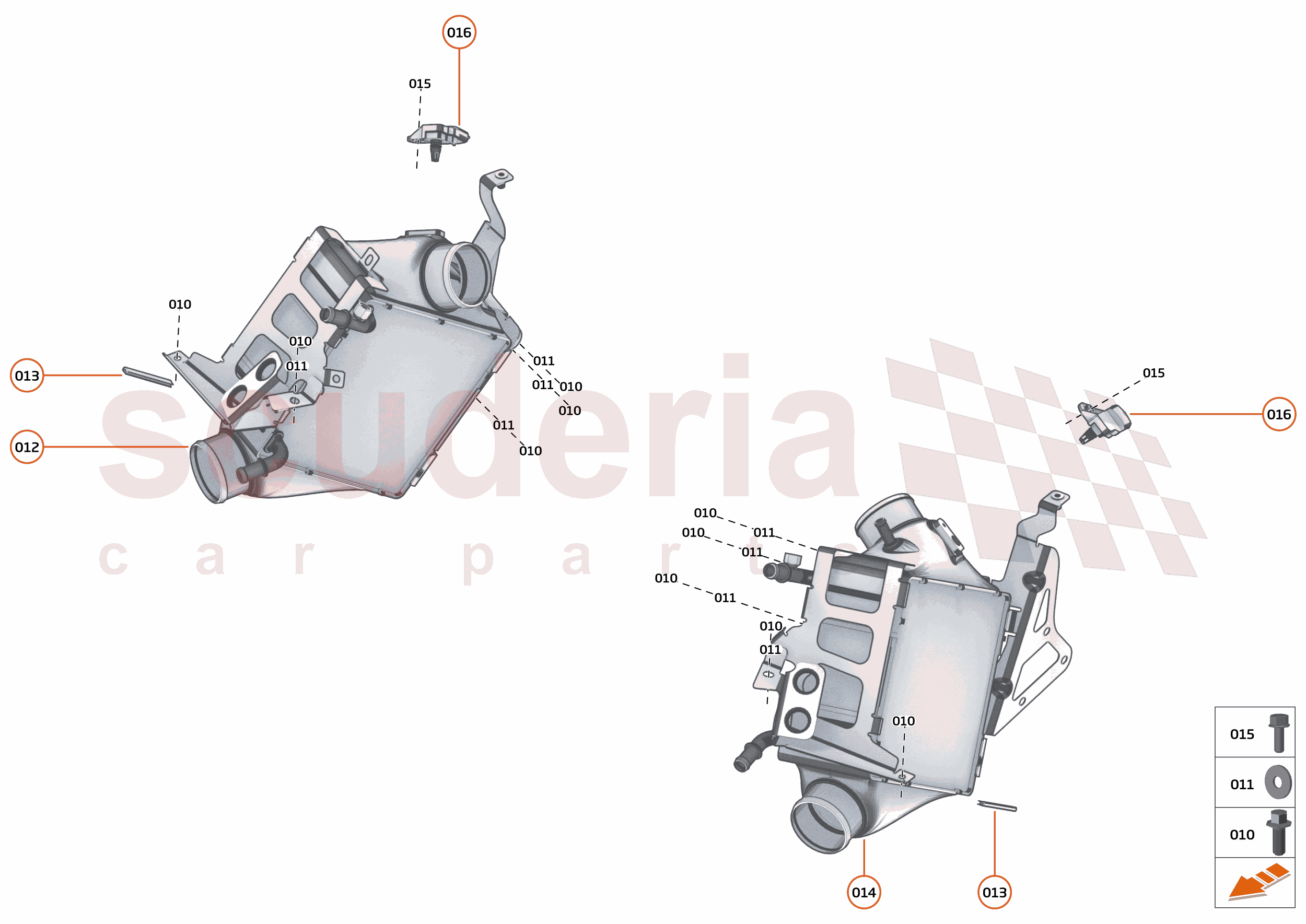 33 - ENGINE AIR SYSTEMS - 33.3 - CHARGE AIR COOLING SYSTEM of McLaren McLaren McLaren 620R