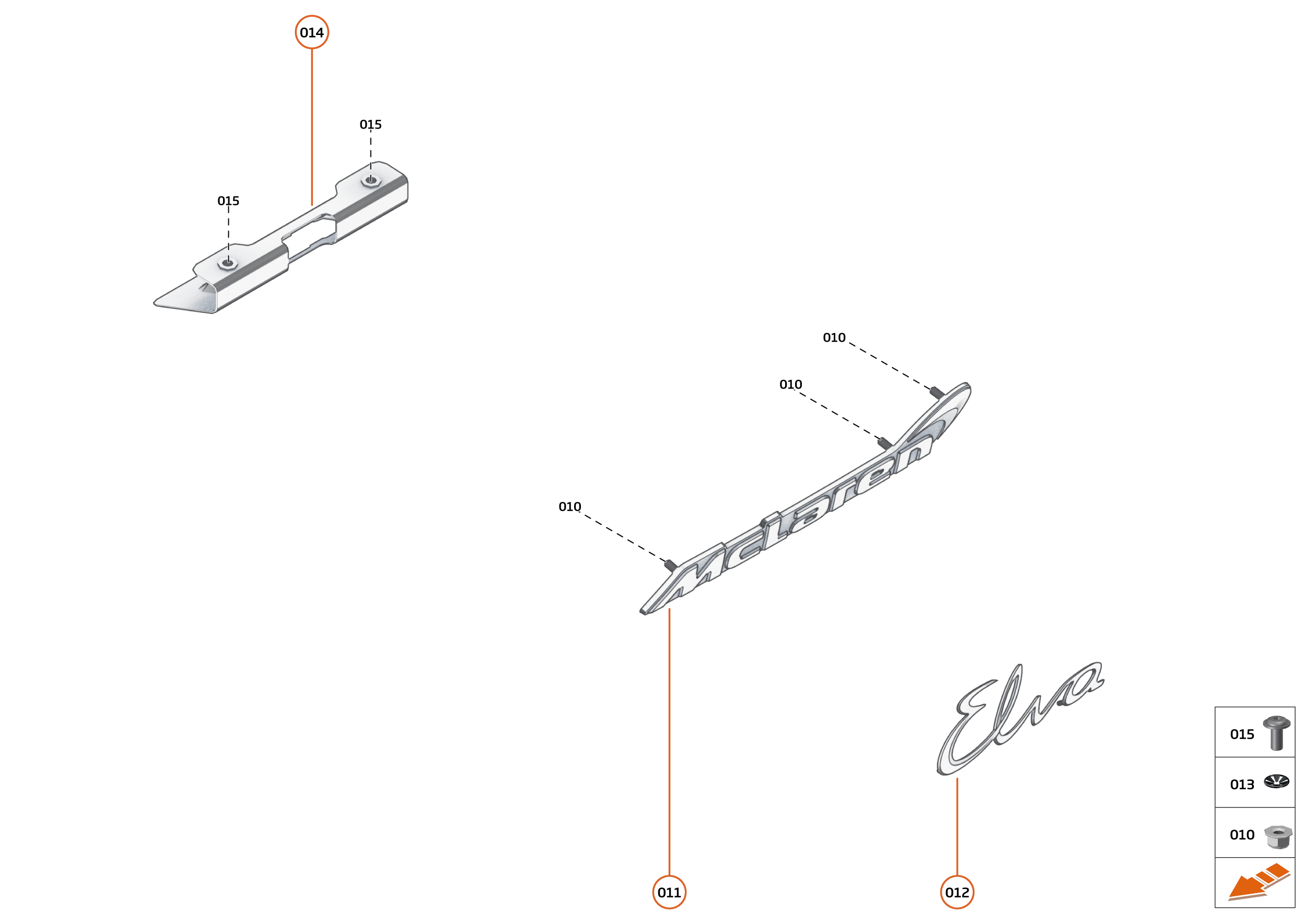 11 - EXTERIOR ORNAMENTATION - 11.4 - REAR TRIM of McLaren McLaren Ultimate Series McLaren Elva