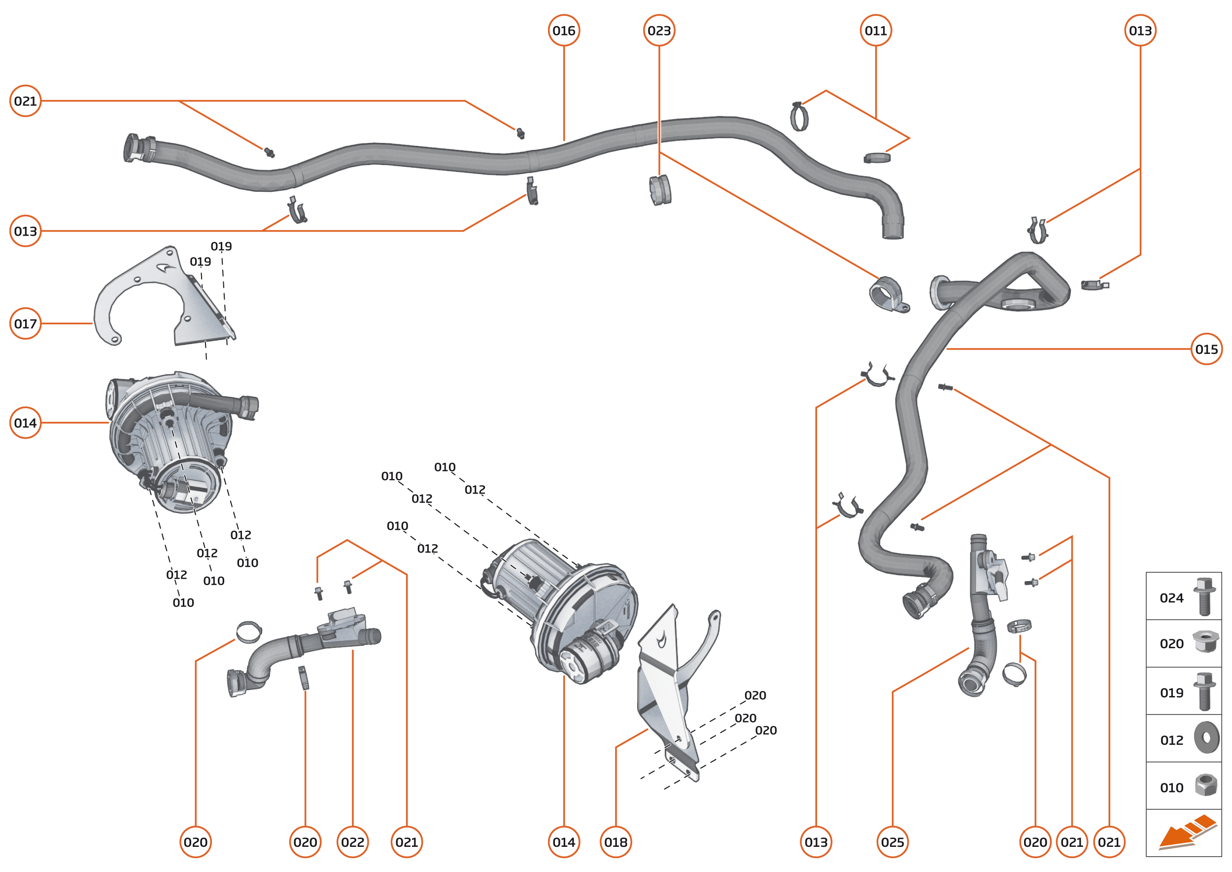 28 - EMISSIONS SYSTEM - 28.1 - SECONDARY AIR INJECTION SYSTEM of McLaren McLaren Ultimate Series McLaren Senna