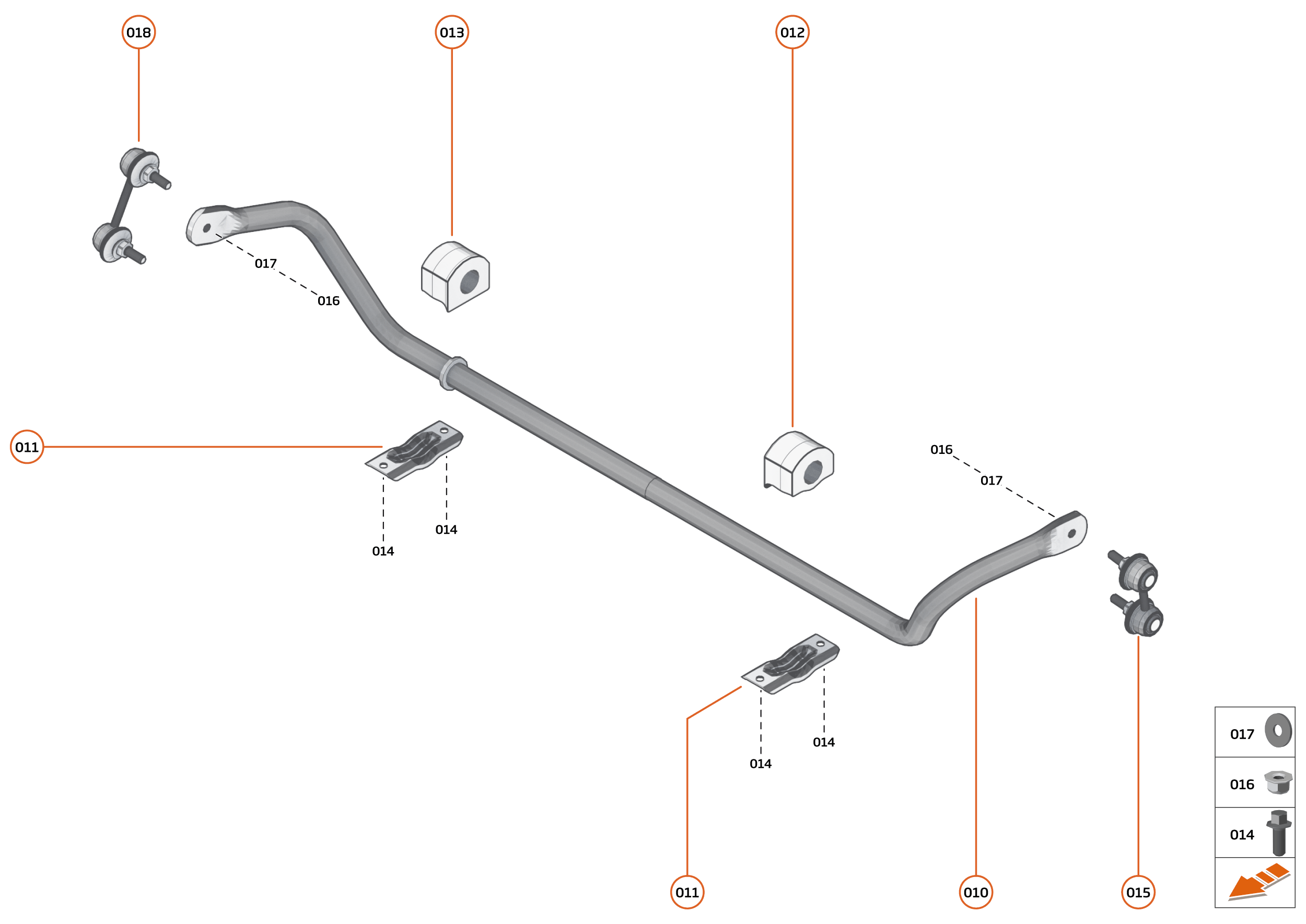 16 - SUSPENSION - 16.7 - ROAD SPRINGS REAR of McLaren McLaren Ultimate Series McLaren Elva