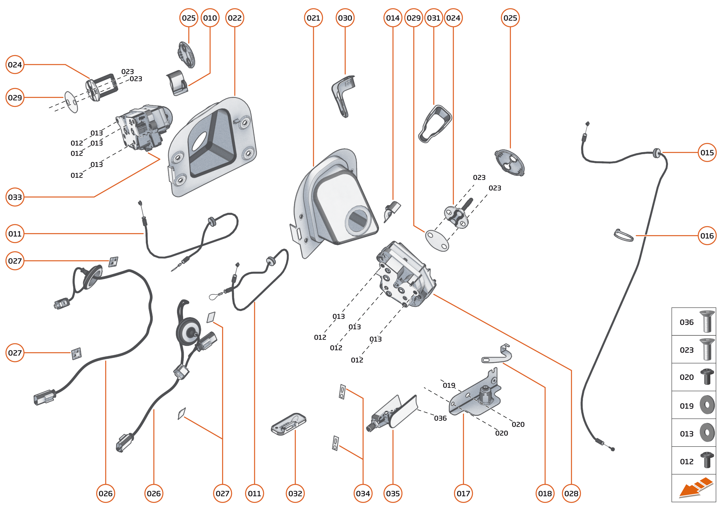 10 - CLOSURES ANCILLARIES - 10.1 - DOOR LATCH of McLaren McLaren Ultimate Series McLaren Senna GTR