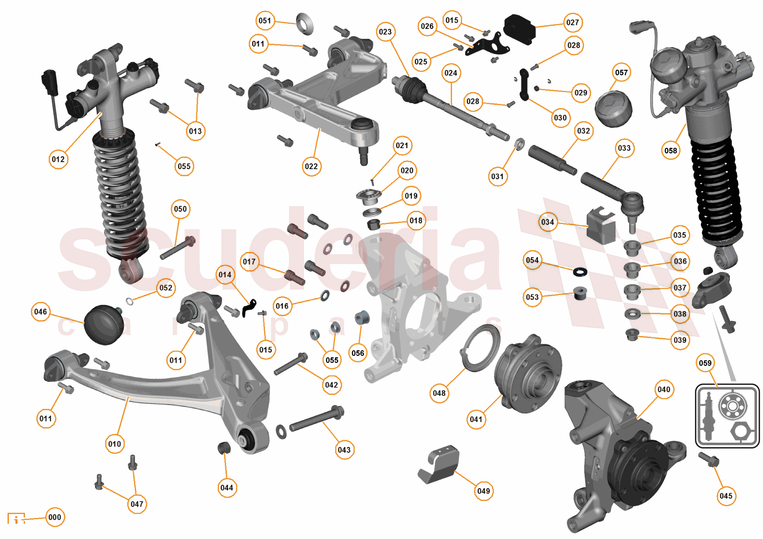 7 - B2 - REAR SUSPENSION - 7.1 - 01 - REAR SUSPENSION LH of McLaren McLaren McLaren 12C Spider
