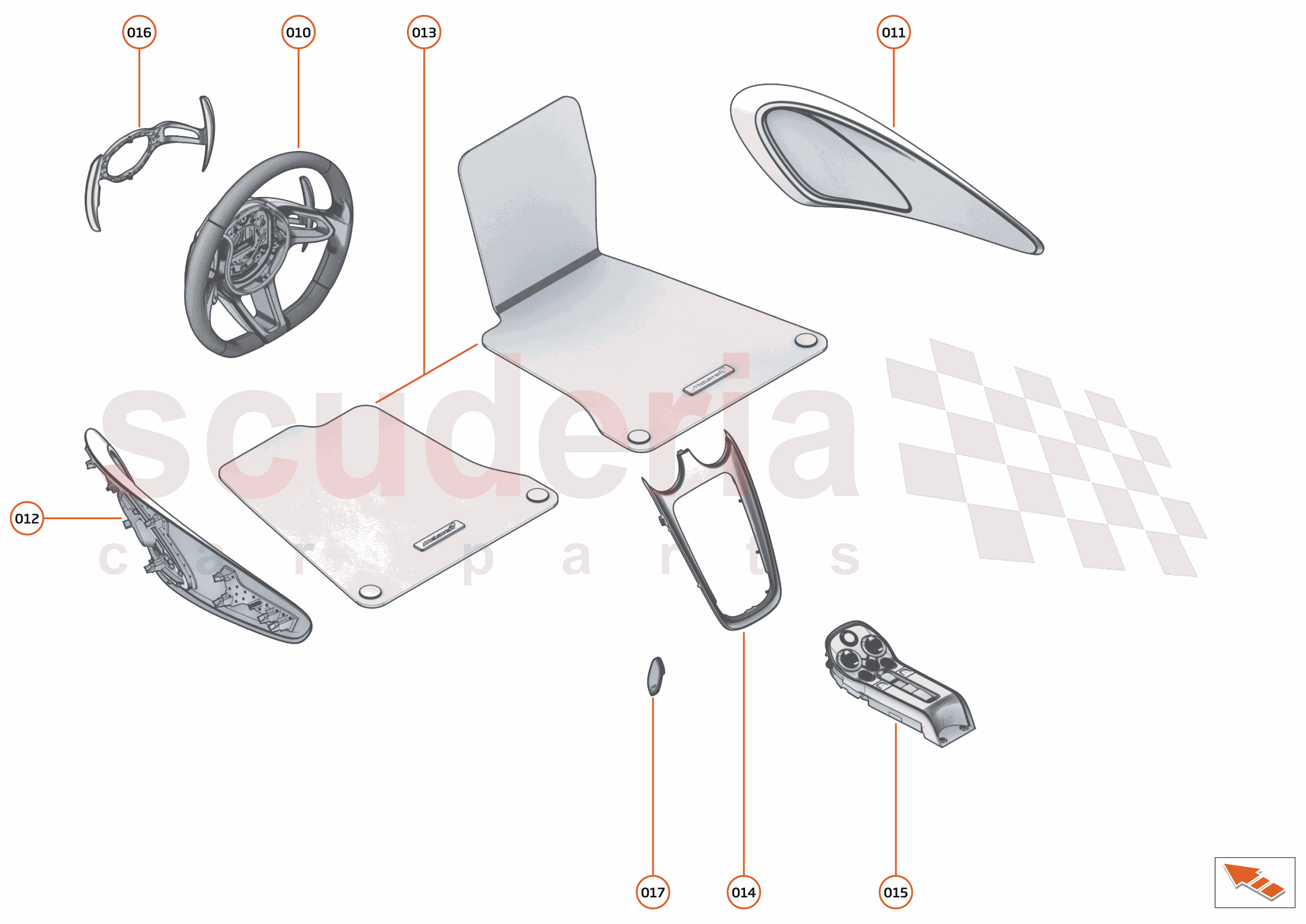 53 - INTERIOR - 53.1 - FACIA VIEW of McLaren McLaren McLaren 600LT Spider