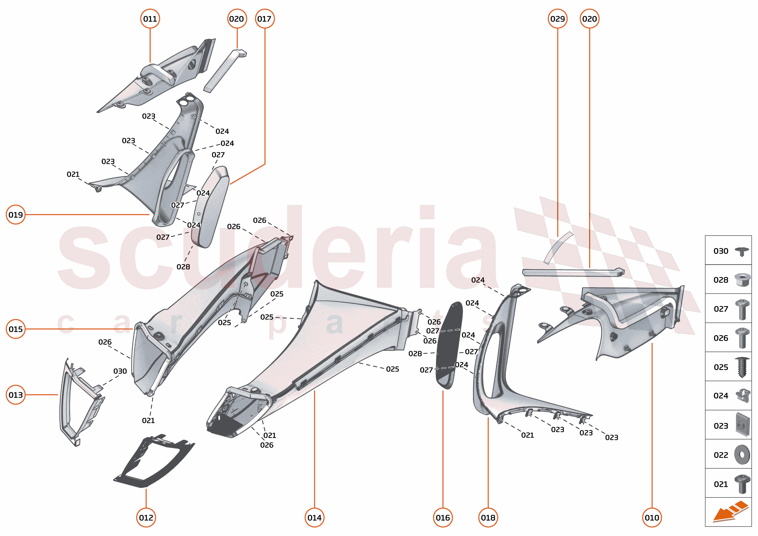 15 - DUCTS VENTS AND FLOORS - 15.2 - SIDE DUCTS AND VENTS of McLaren McLaren McLaren Artura