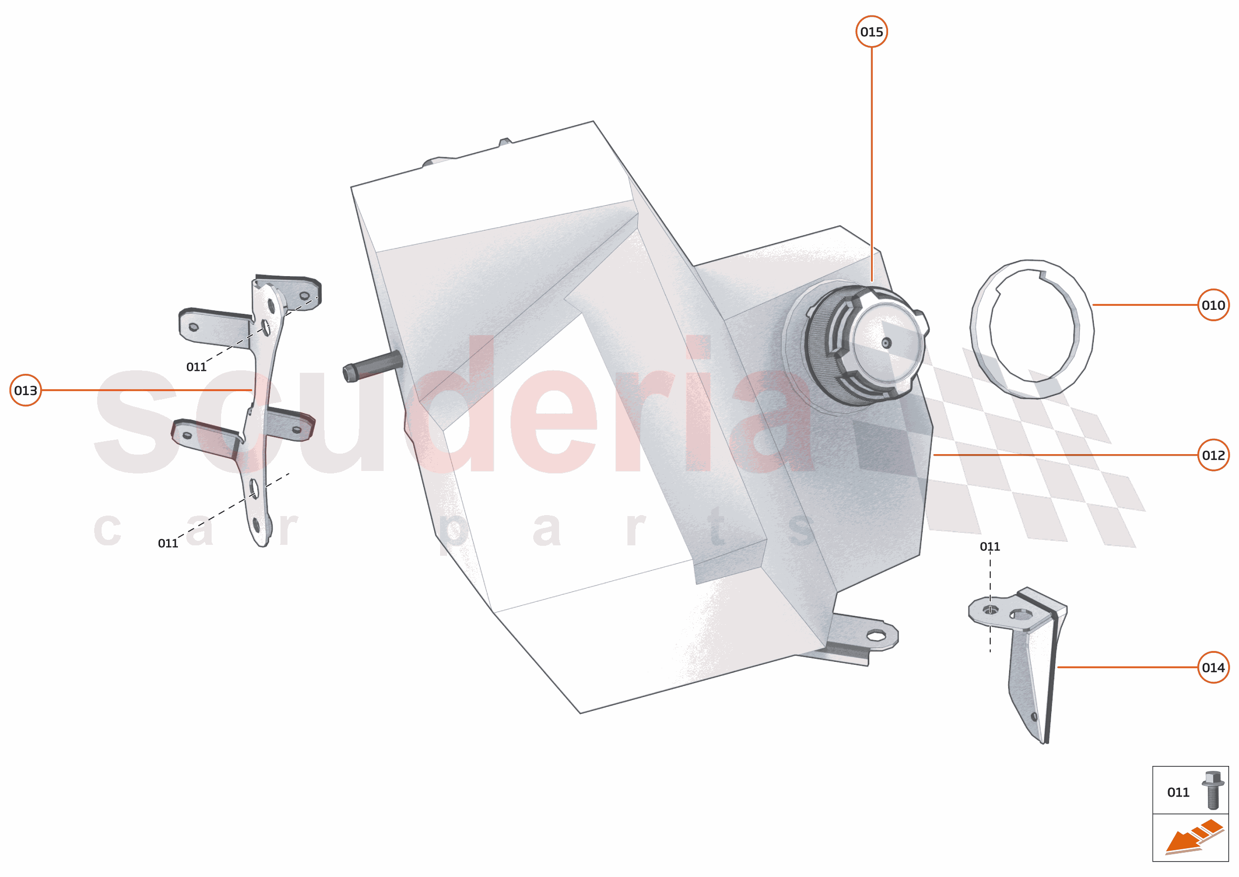 31 - COOLING SYSTEM - 31.3 - HEADER TANK of McLaren McLaren Ultimate Series McLaren Senna GTR