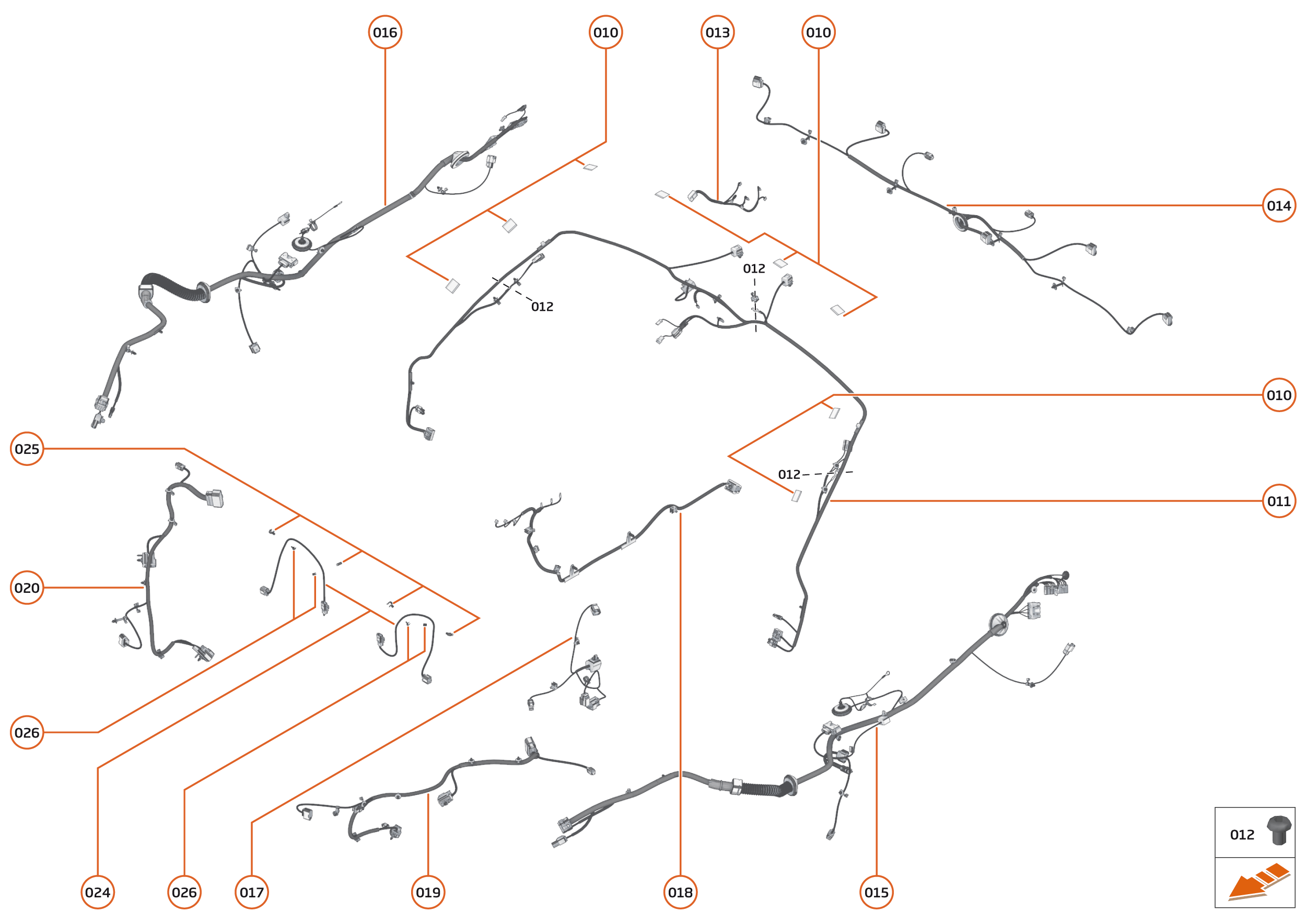 37 - WIRING HARNESS - 37.3 - NON-BODY WIRING HARNESS of McLaren McLaren Ultimate Series McLaren Senna
