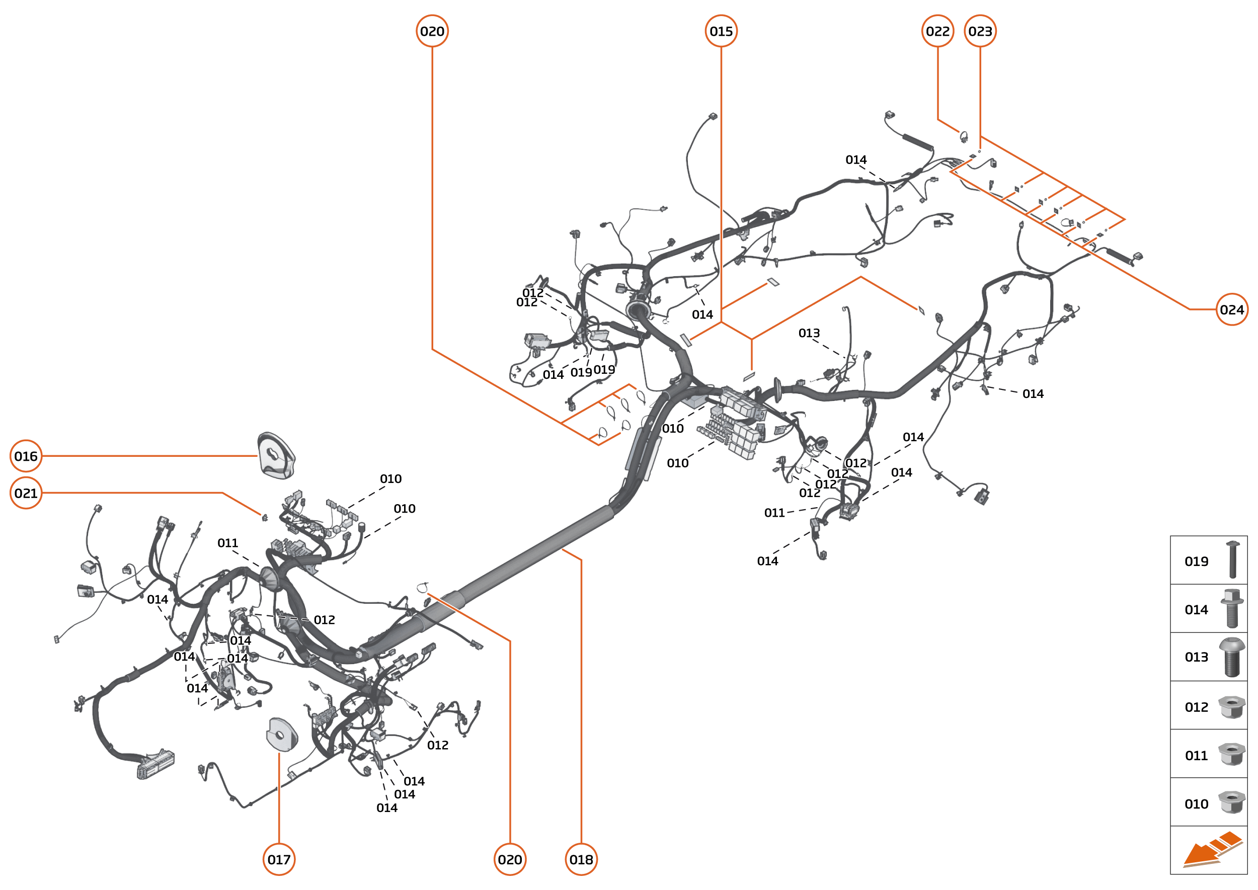 37 - WIRING HARNESS - 37.2 - BODY WIRING HARNESS of McLaren McLaren Ultimate Series McLaren Senna GTR