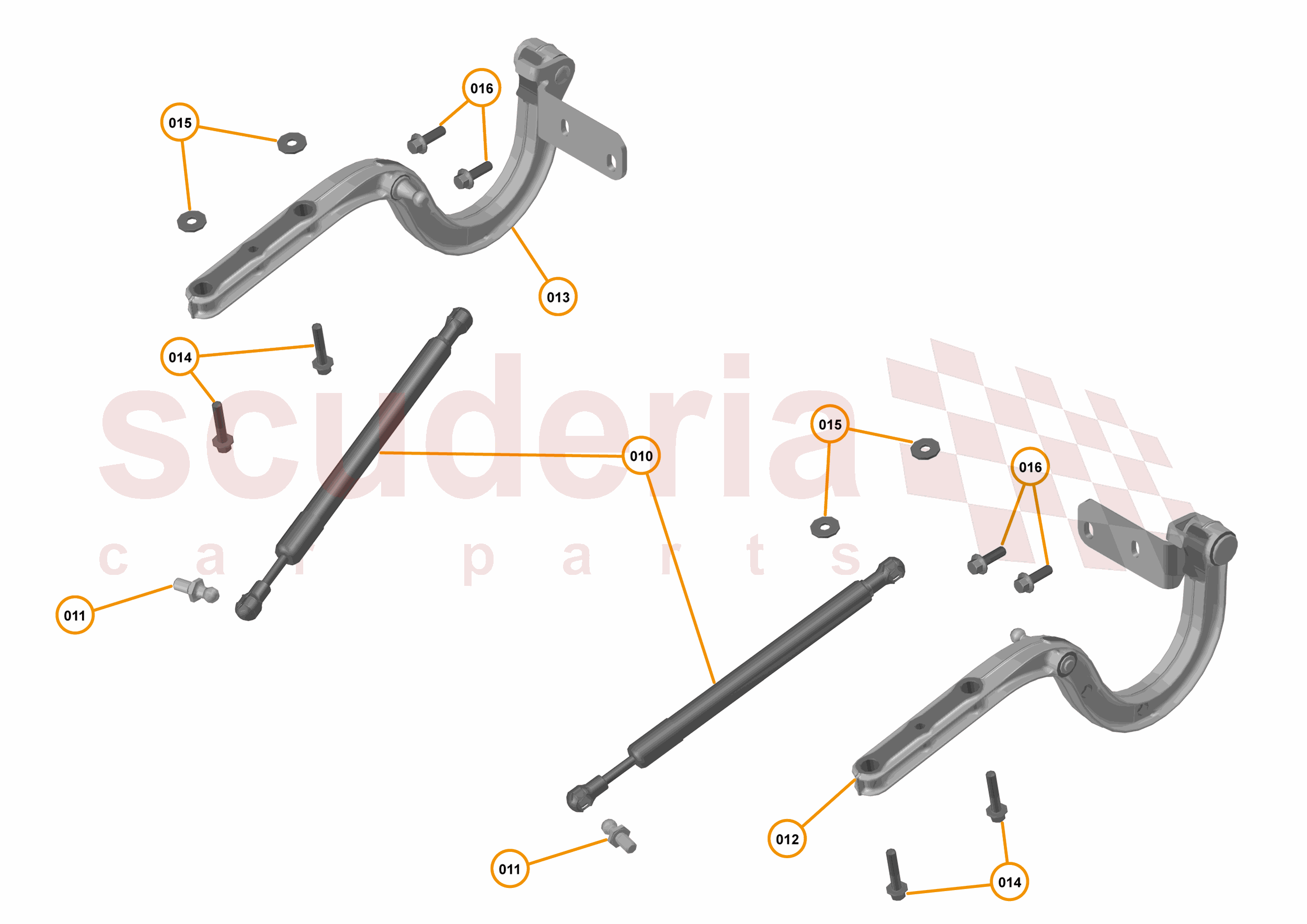 7 - CLOSURES - 7.2 - BONNET HINGE of McLaren McLaren McLaren 720S Coupe