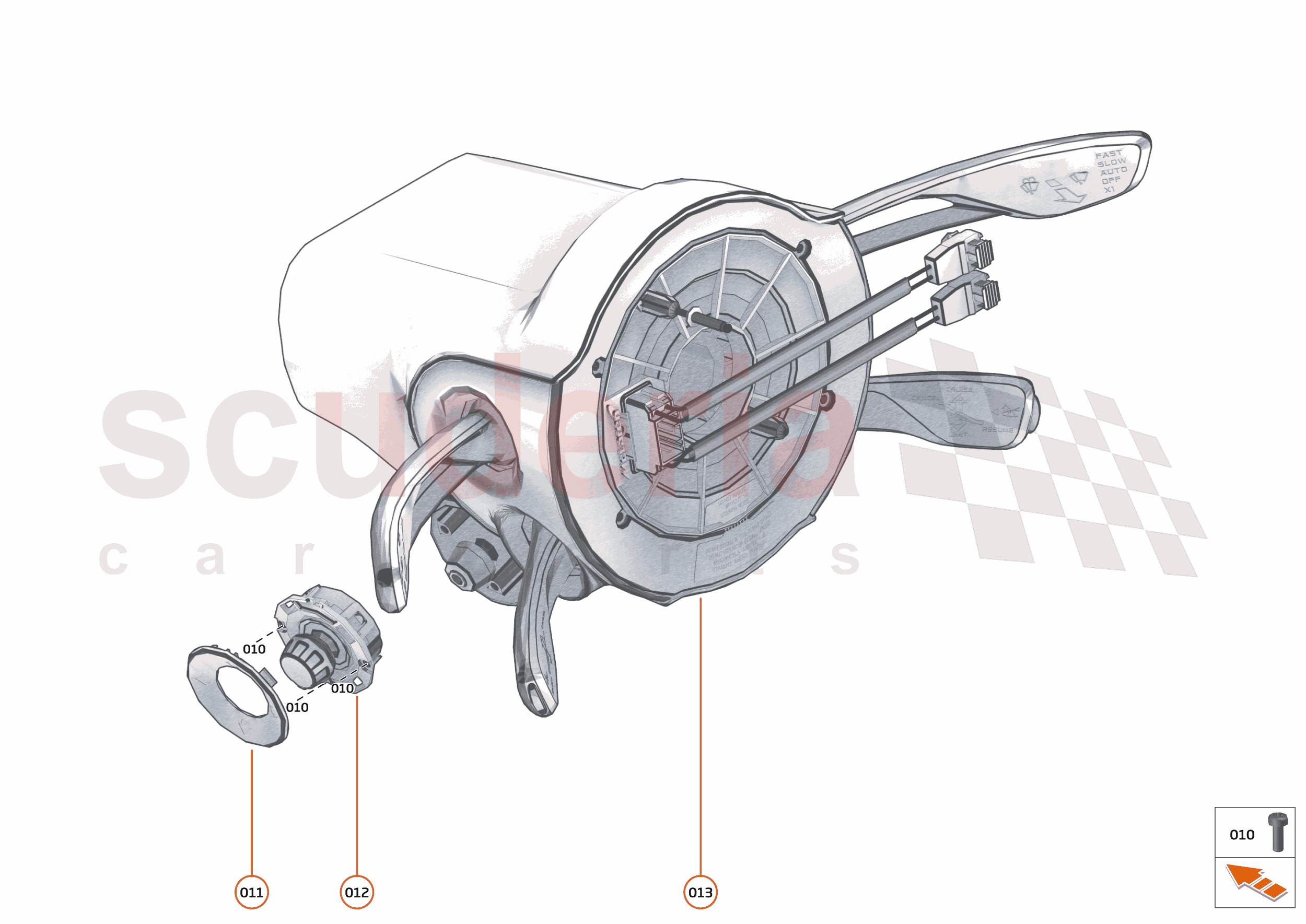 40 - ELECTRICAL SYSTEMS - 40.8 - STEERING COLUMN MODULE of McLaren McLaren Ultimate Series McLaren Speedtail