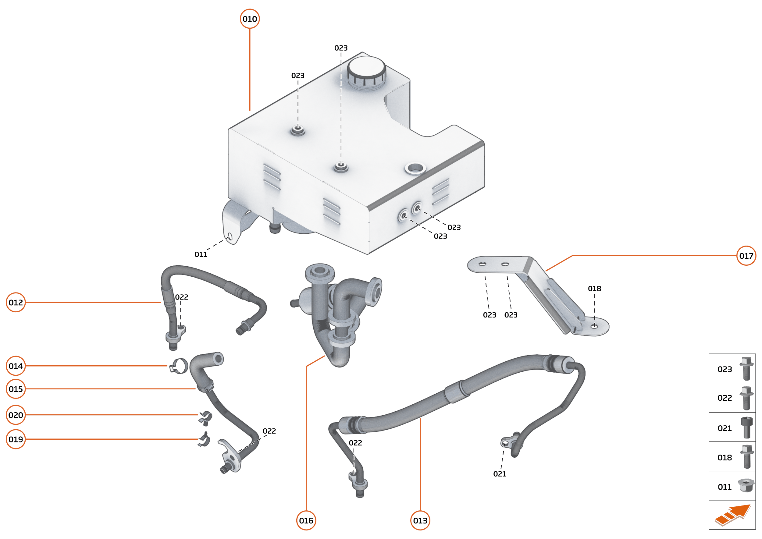 20 - STEERING - 20.1 - STEERING FLUID SYSTEM of McLaren McLaren Ultimate Series McLaren Speedtail
