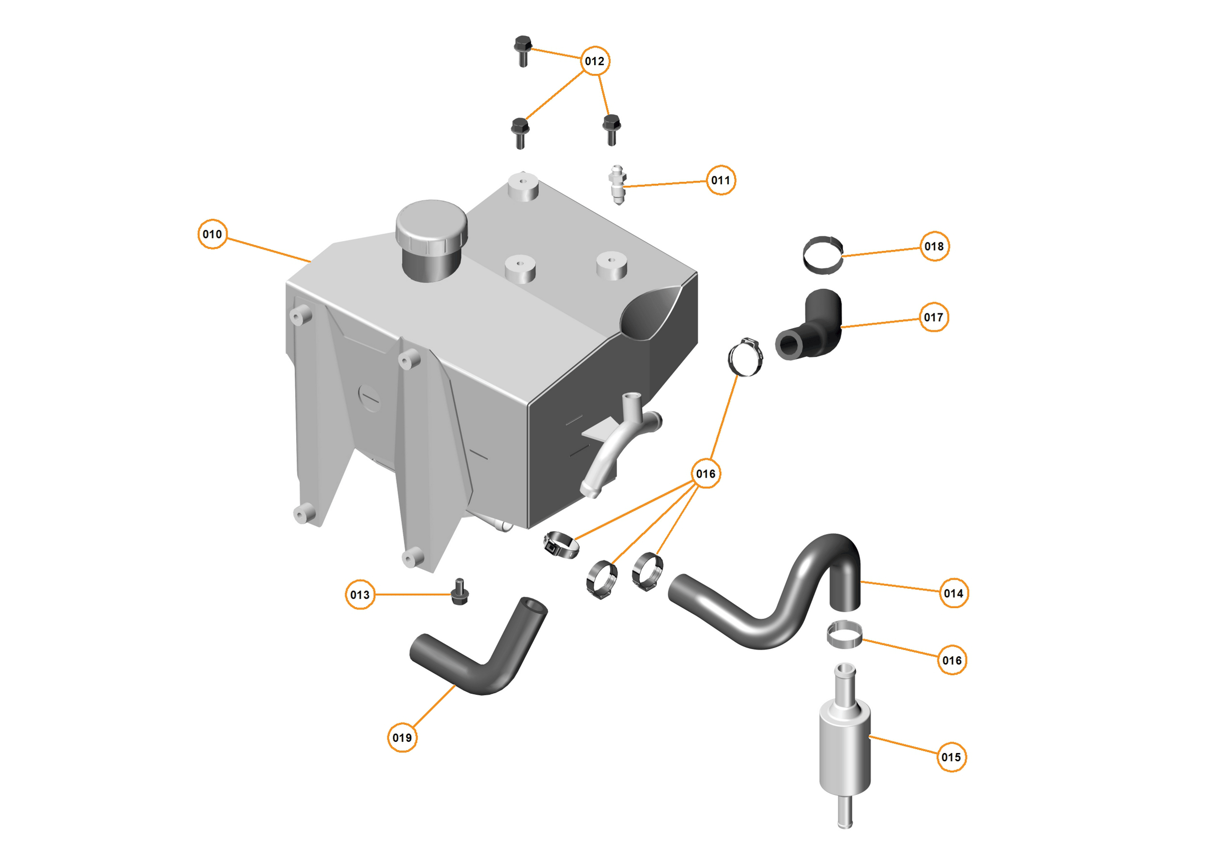 25 - STEERING - 25.1 - STEERING FLUID SYSTEM of McLaren McLaren Ultimate Series McLaren P1 Coupe