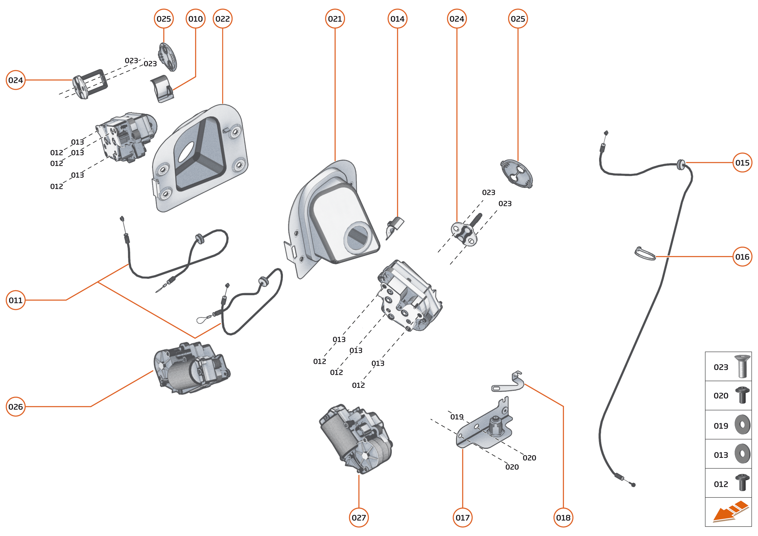 10 - CLOSURES ANCILLARIES - 10.2 - DOOR LATCH of McLaren McLaren Ultimate Series McLaren Senna