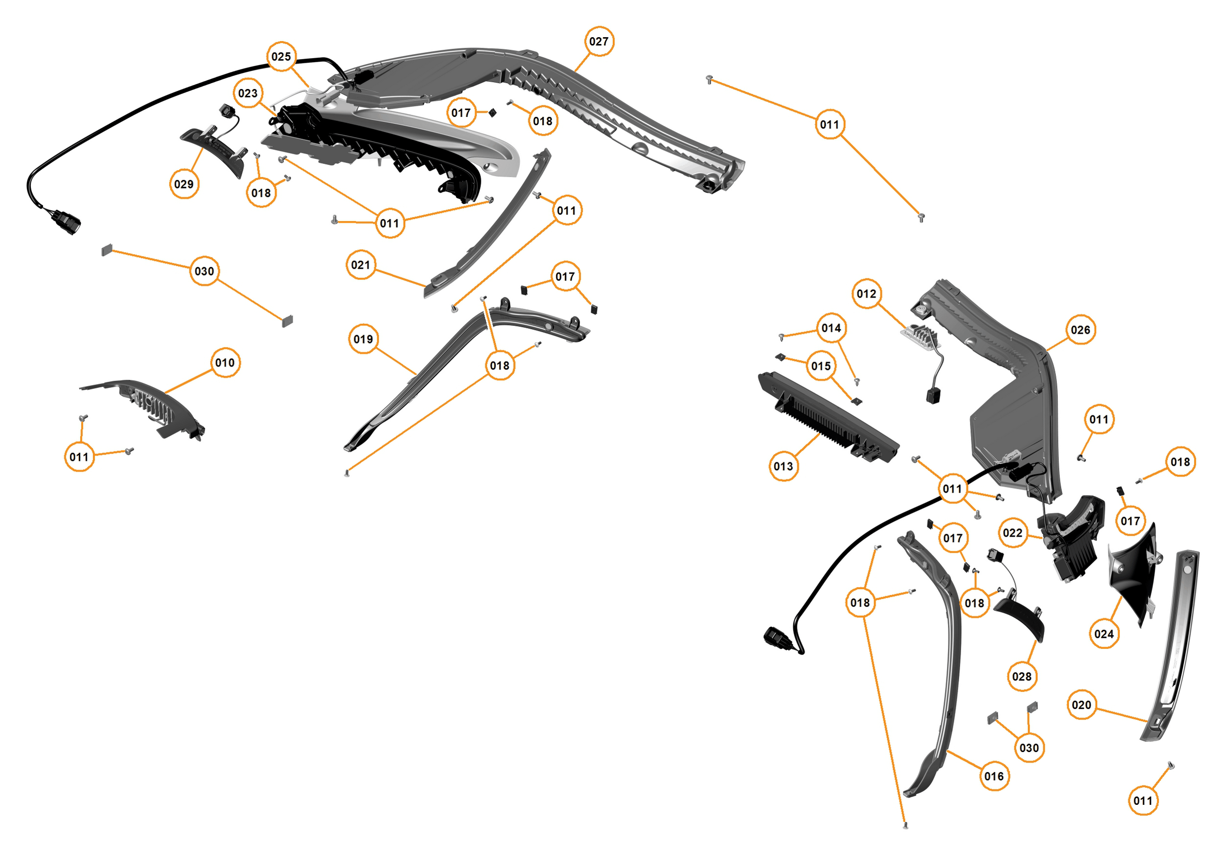10 - LIGHTS - 10.2 - REAR LIGHTS of McLaren McLaren Ultimate Series McLaren P1 Coupe